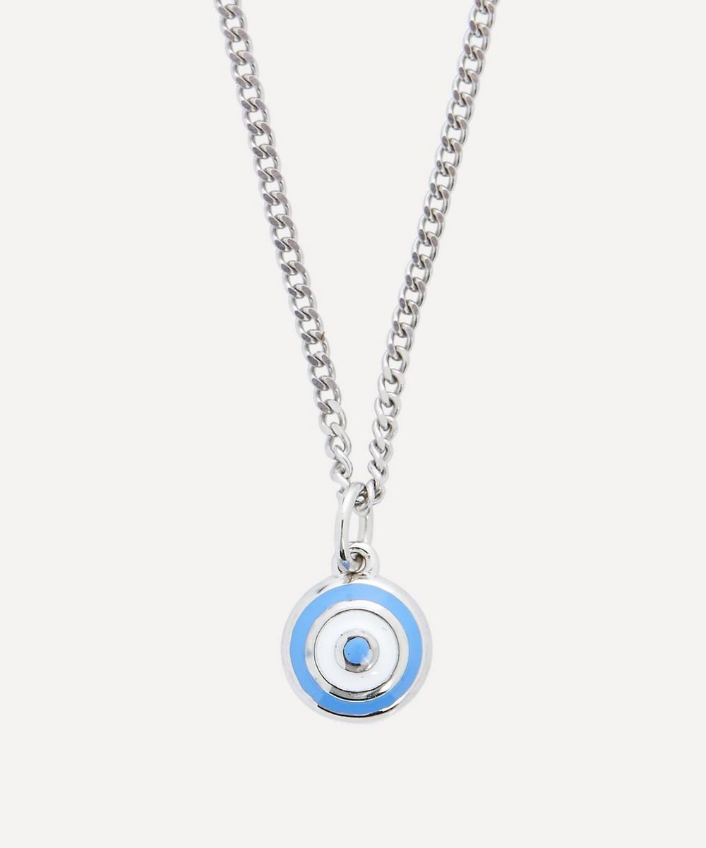【Miansai】Slim Totem Agate Necklace,Sterling Silver Slim Totem Onyx Necklace, Sterling Silver | Men's Necklaces