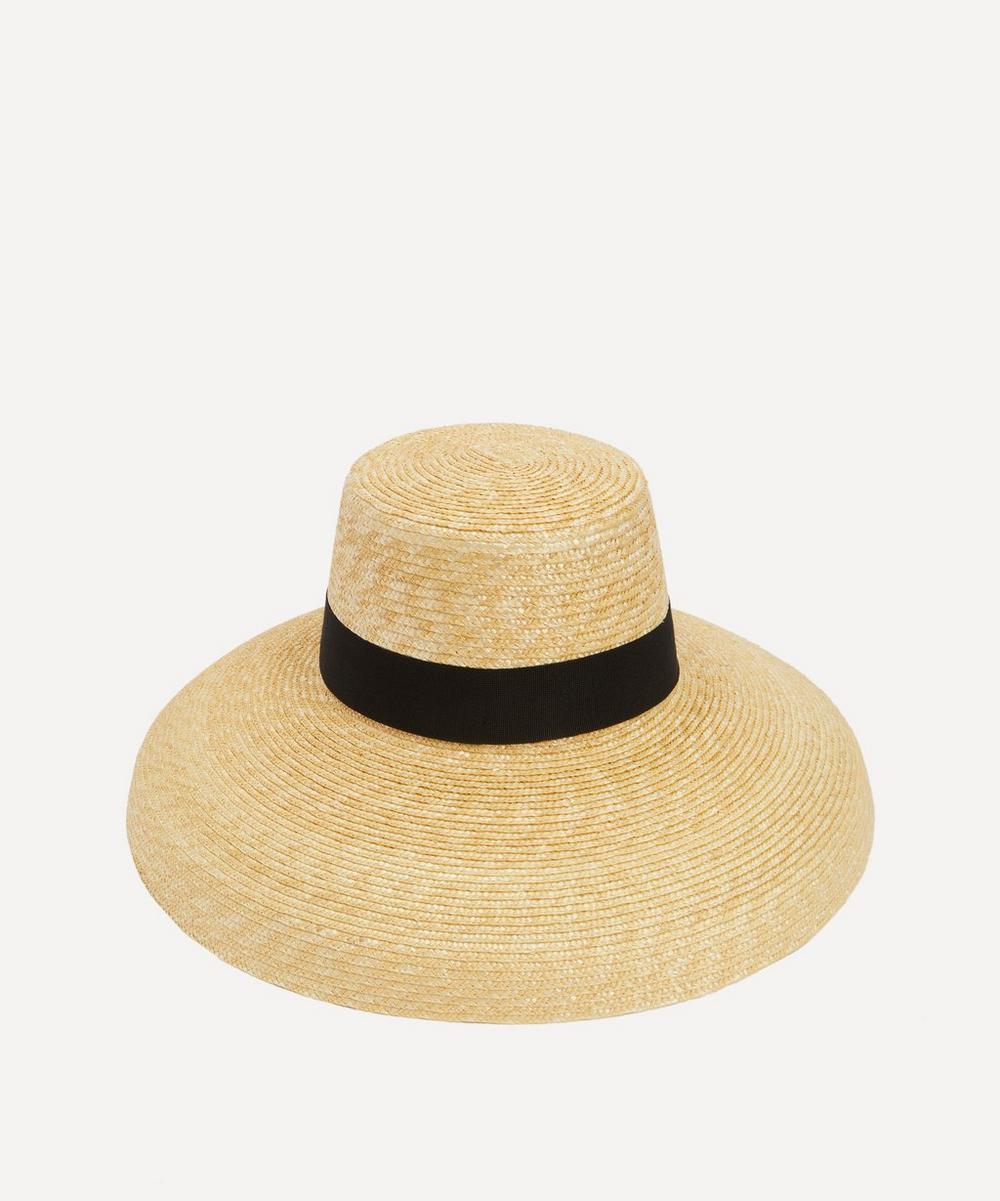 Max Mara Corona Large Raffia Hat in Natural | Lyst Canada