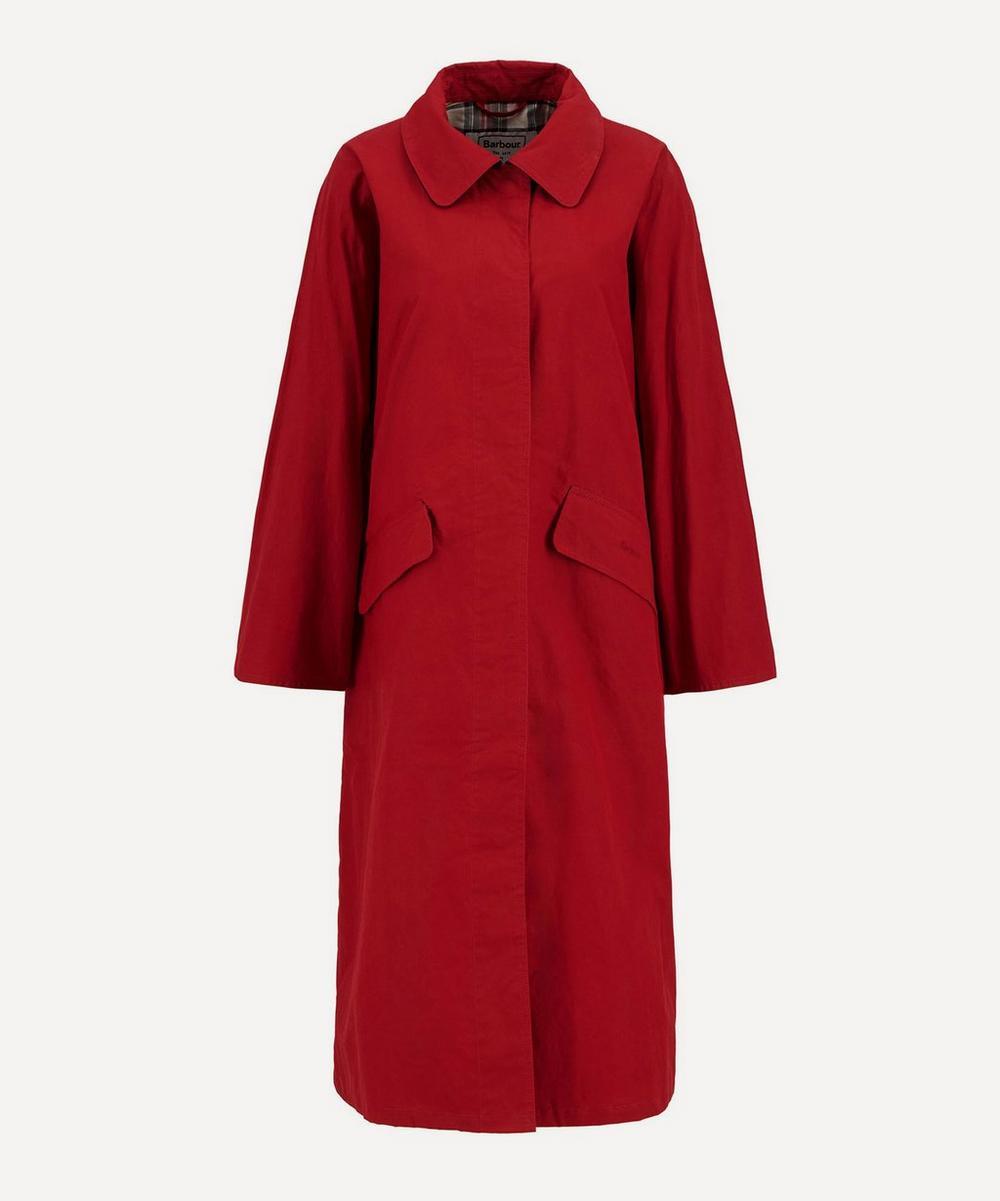 Barbour Single-Breasted Coats in Red | Lyst