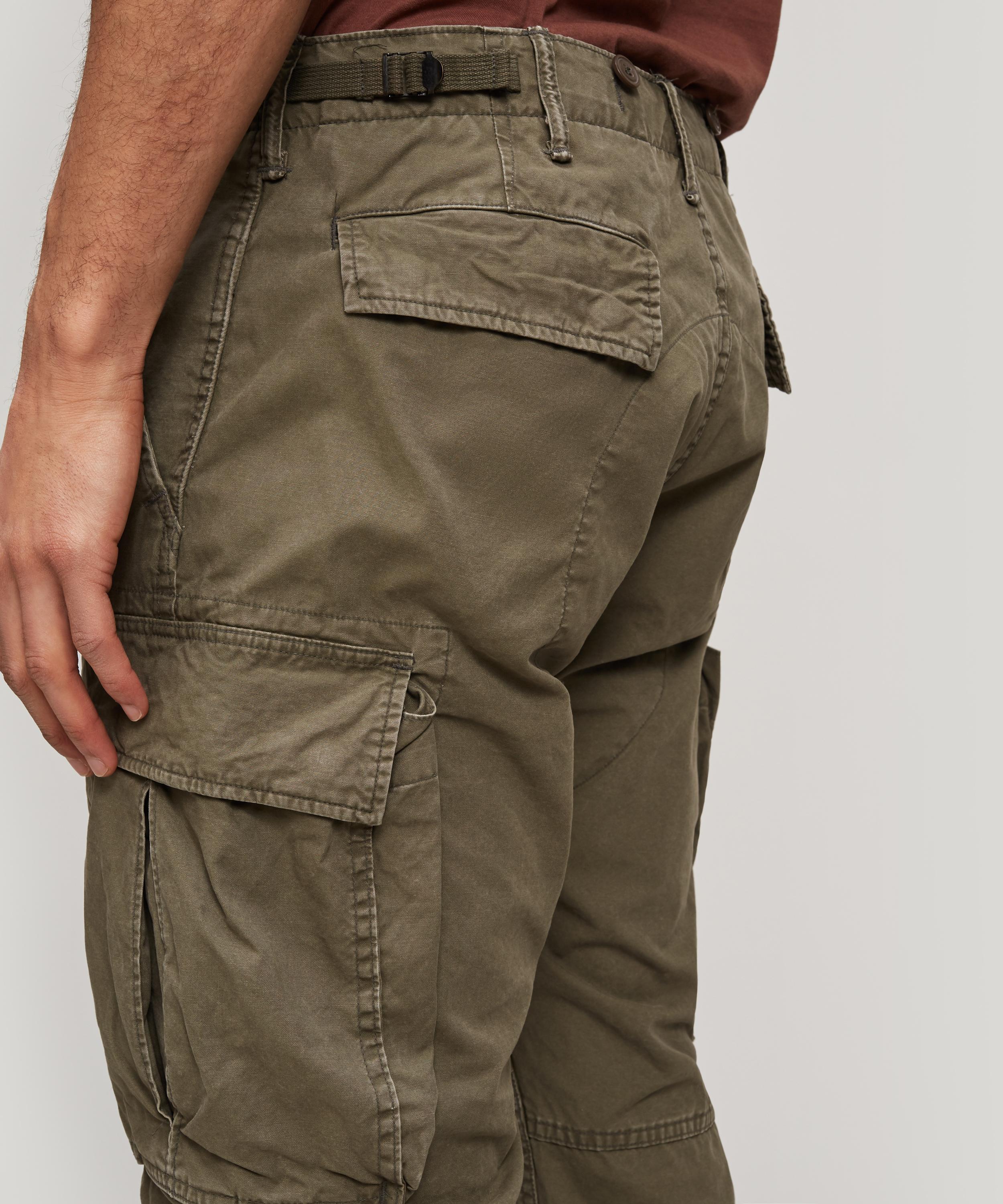 RRL Cotton Surplus Cargo Trousers in 