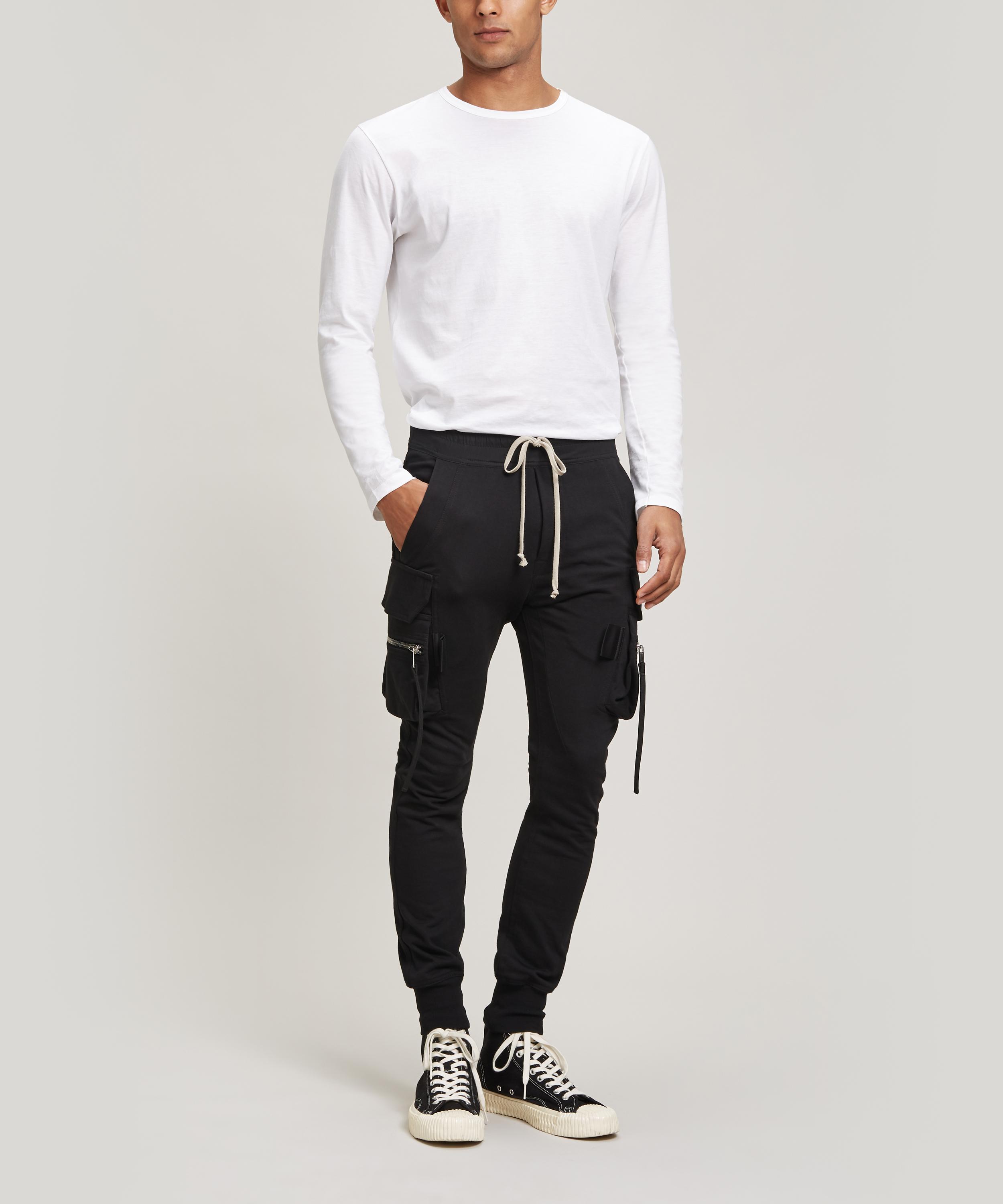 rick owens cargo jog pants