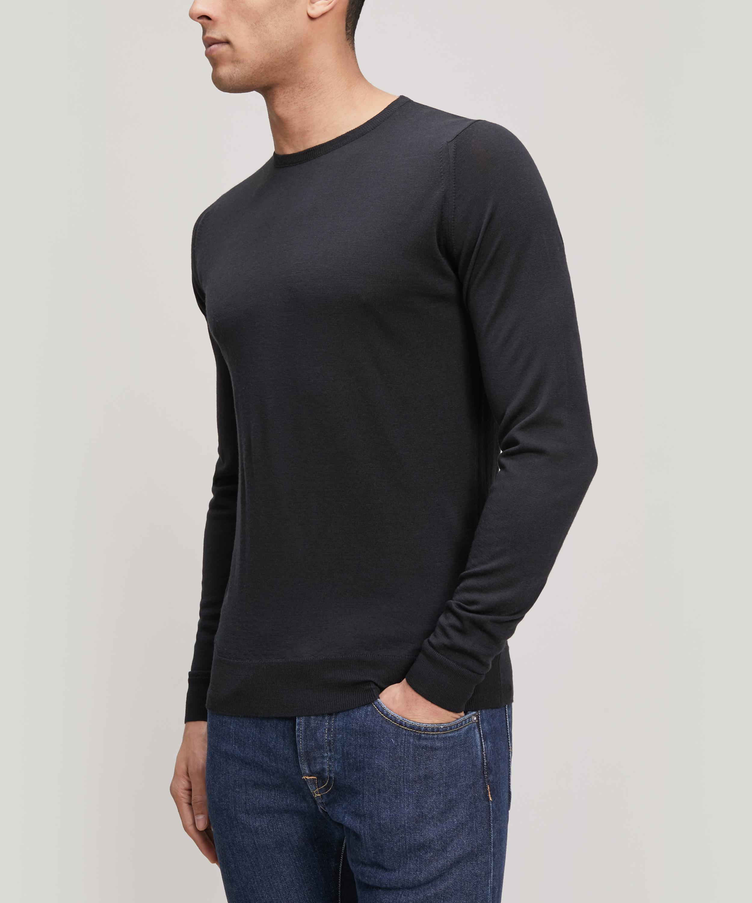 john smedley black jumper