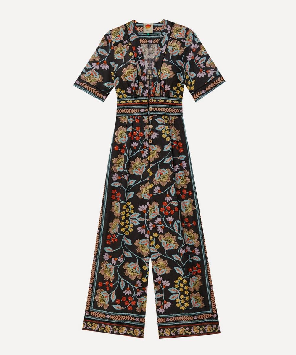 Farm Rio Women's Folk Floral Jumpsuit main image 0