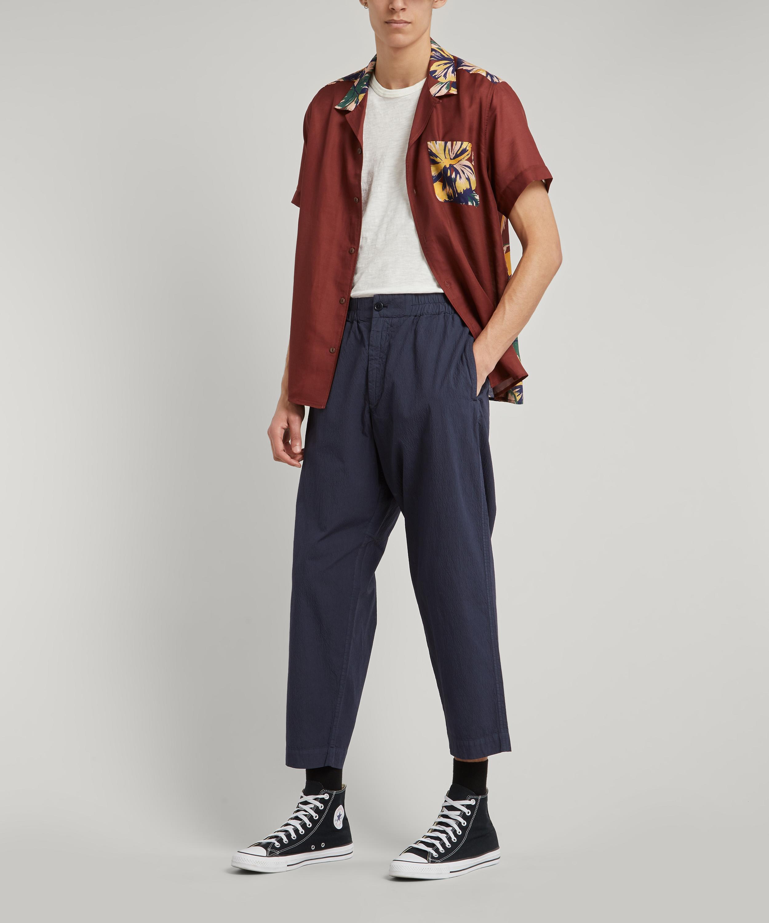 YMC Cotton Balloon Seersucker Trousers 