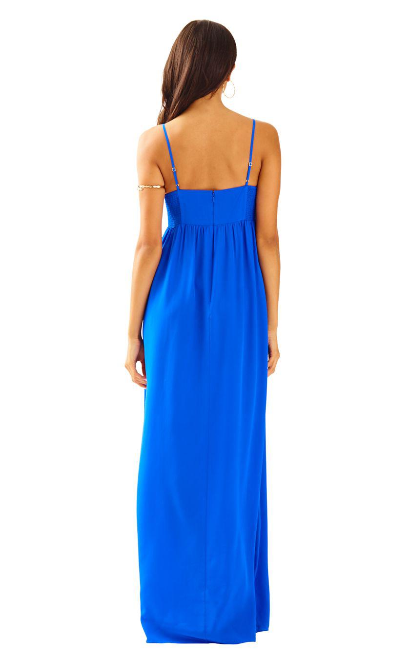 lilly pulitzer kelsea silk maxi dress