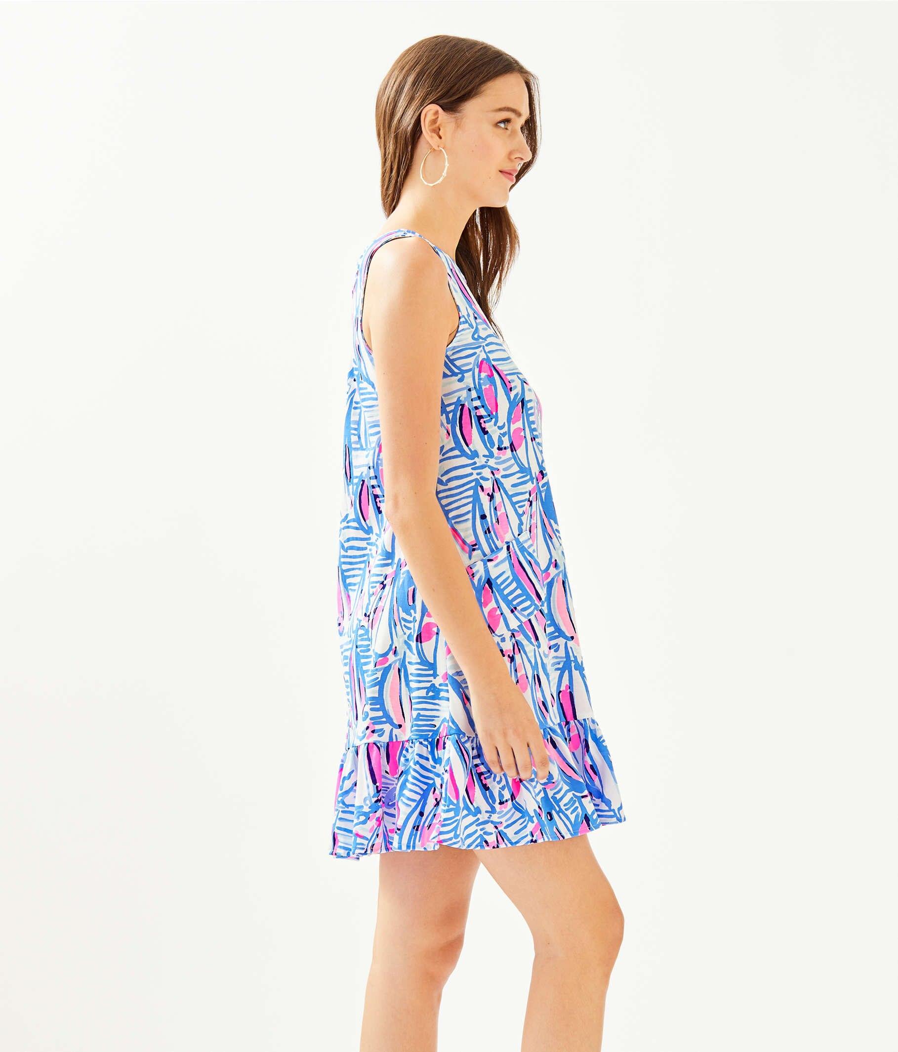 kristen flounce dress