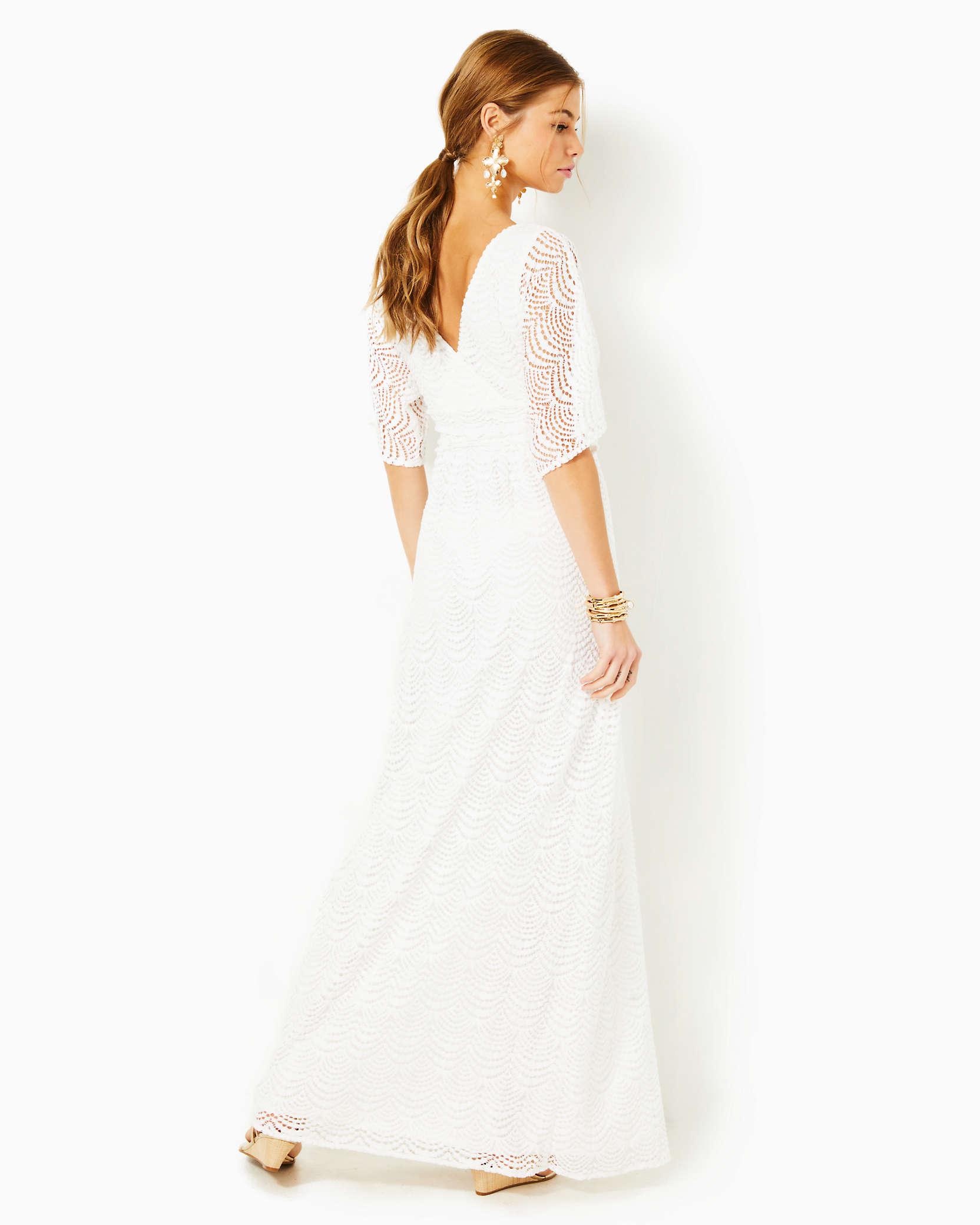 Lilly Pulitzer Parigi Lace Maxi Dress in White Lyst