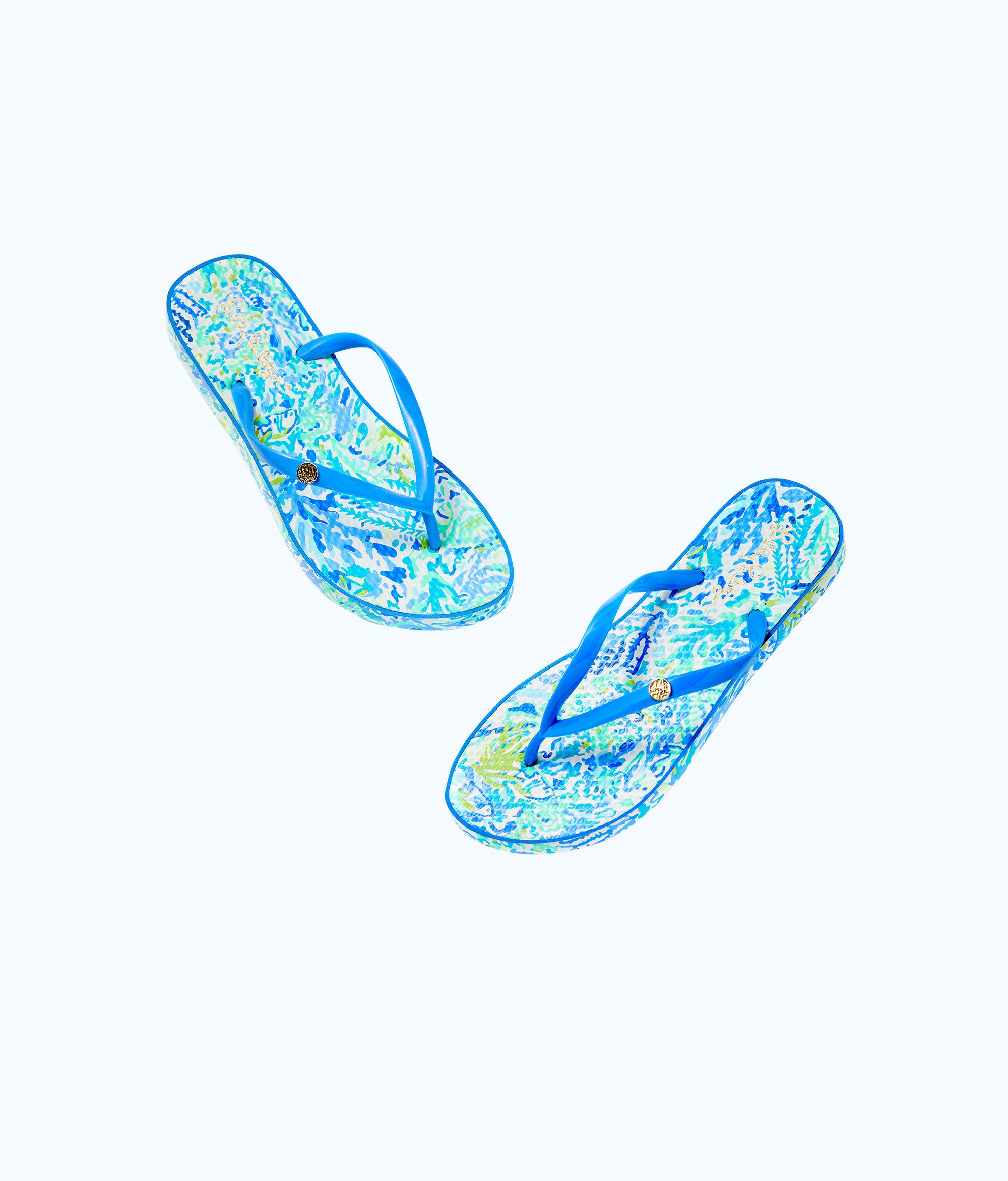 lilly pulitzer flip flops