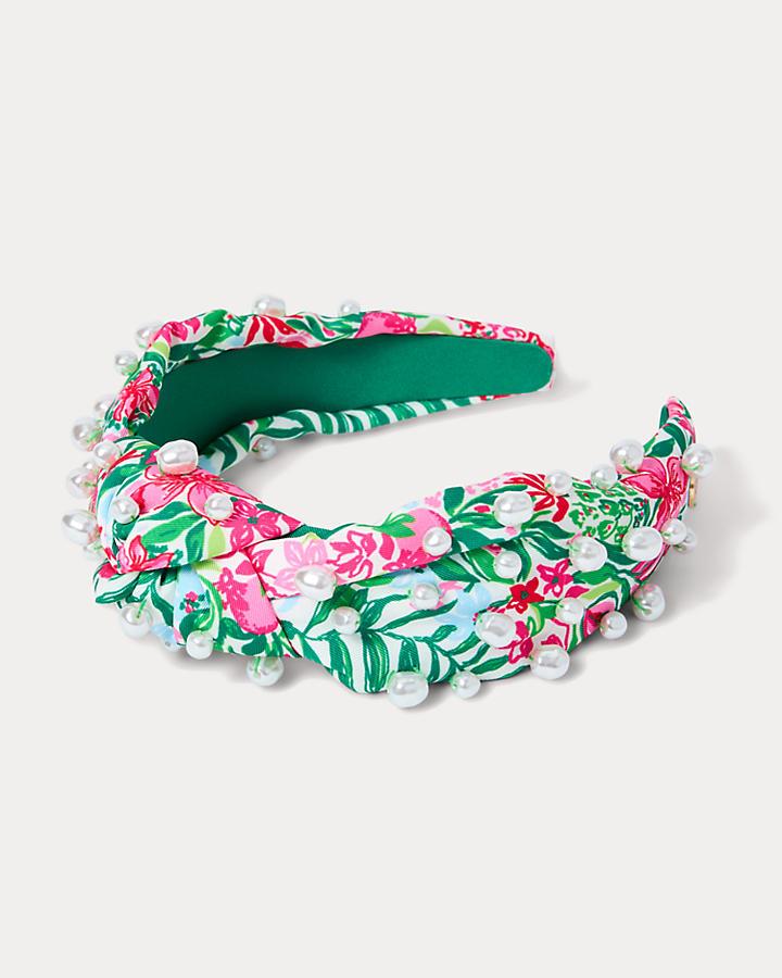 Lilly Pulitzer Slim Knot Embellished Headband in Pink -New Women main image 2