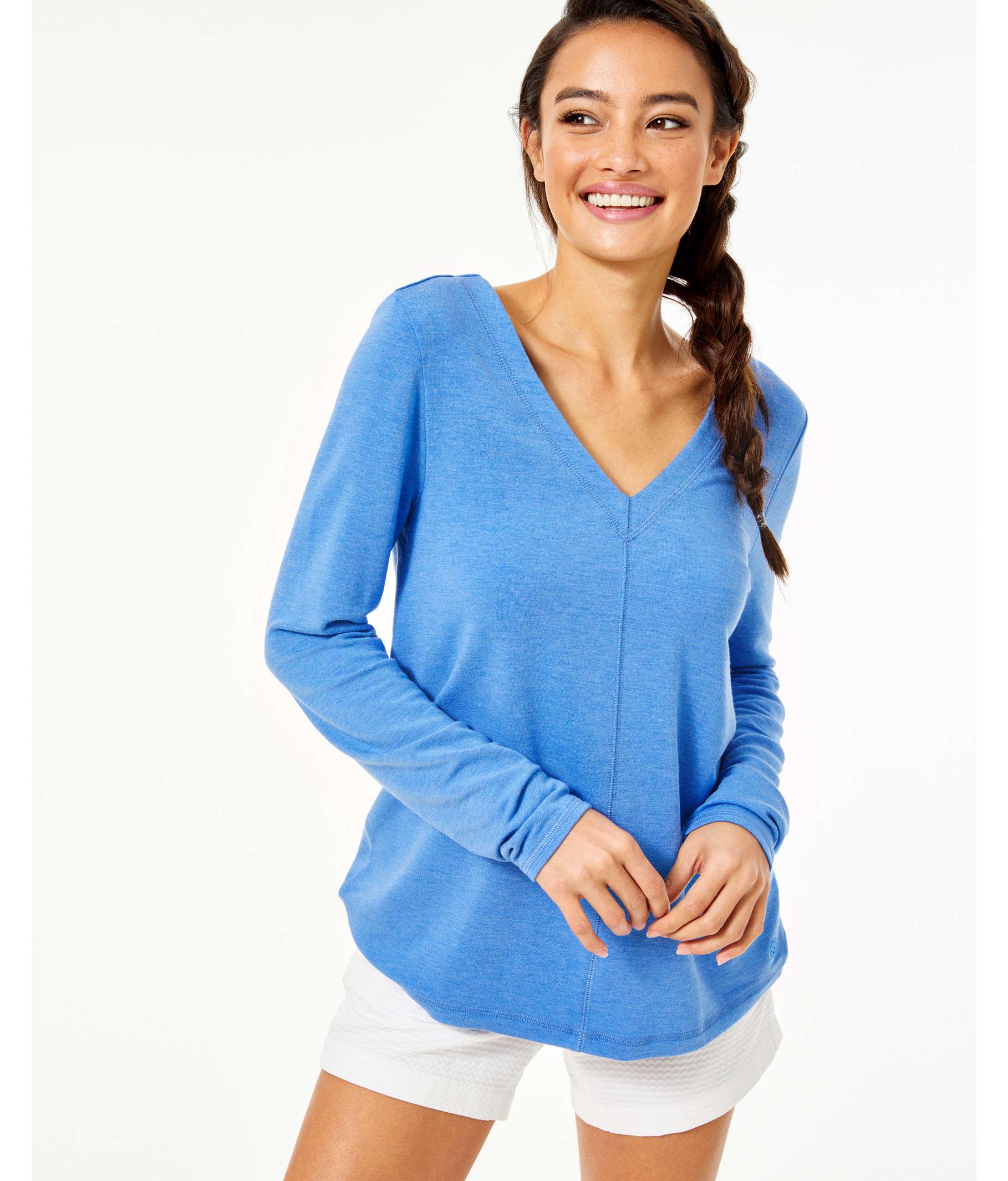 Lilly Pulitzer Luxletic Areli Pullover in Blue - Lyst