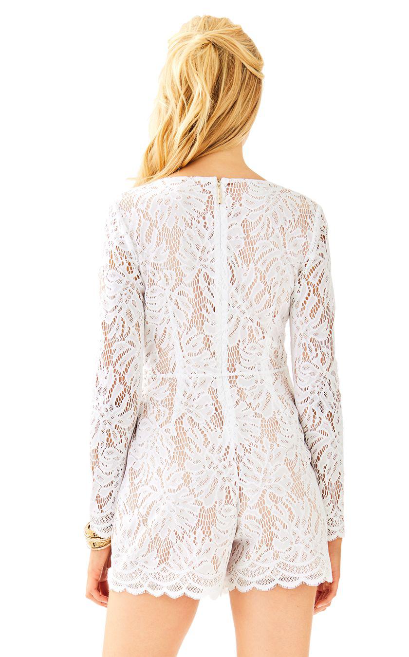 lilly pulitzer white romper