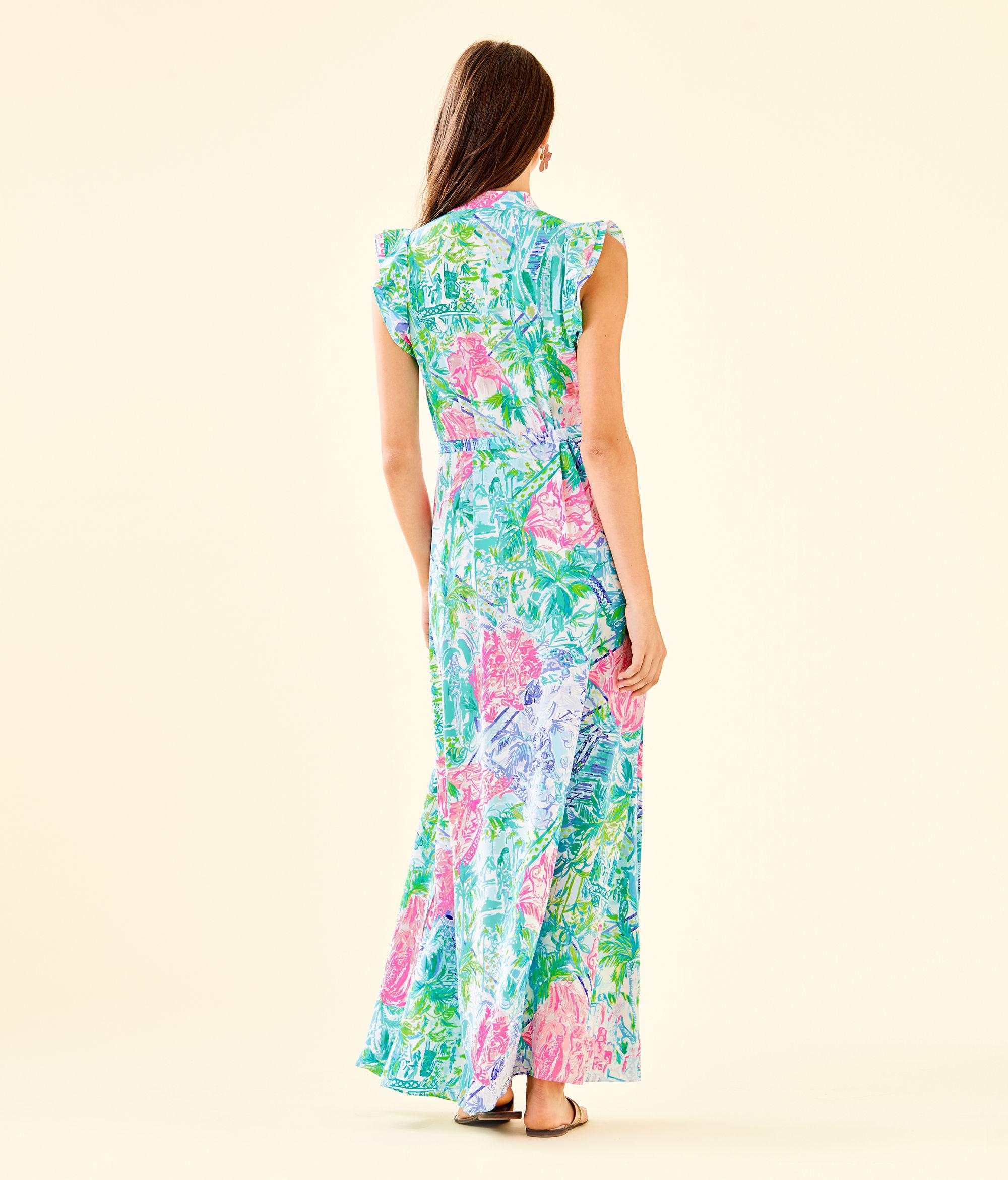 lilly pulitzer bohemian queen maxi