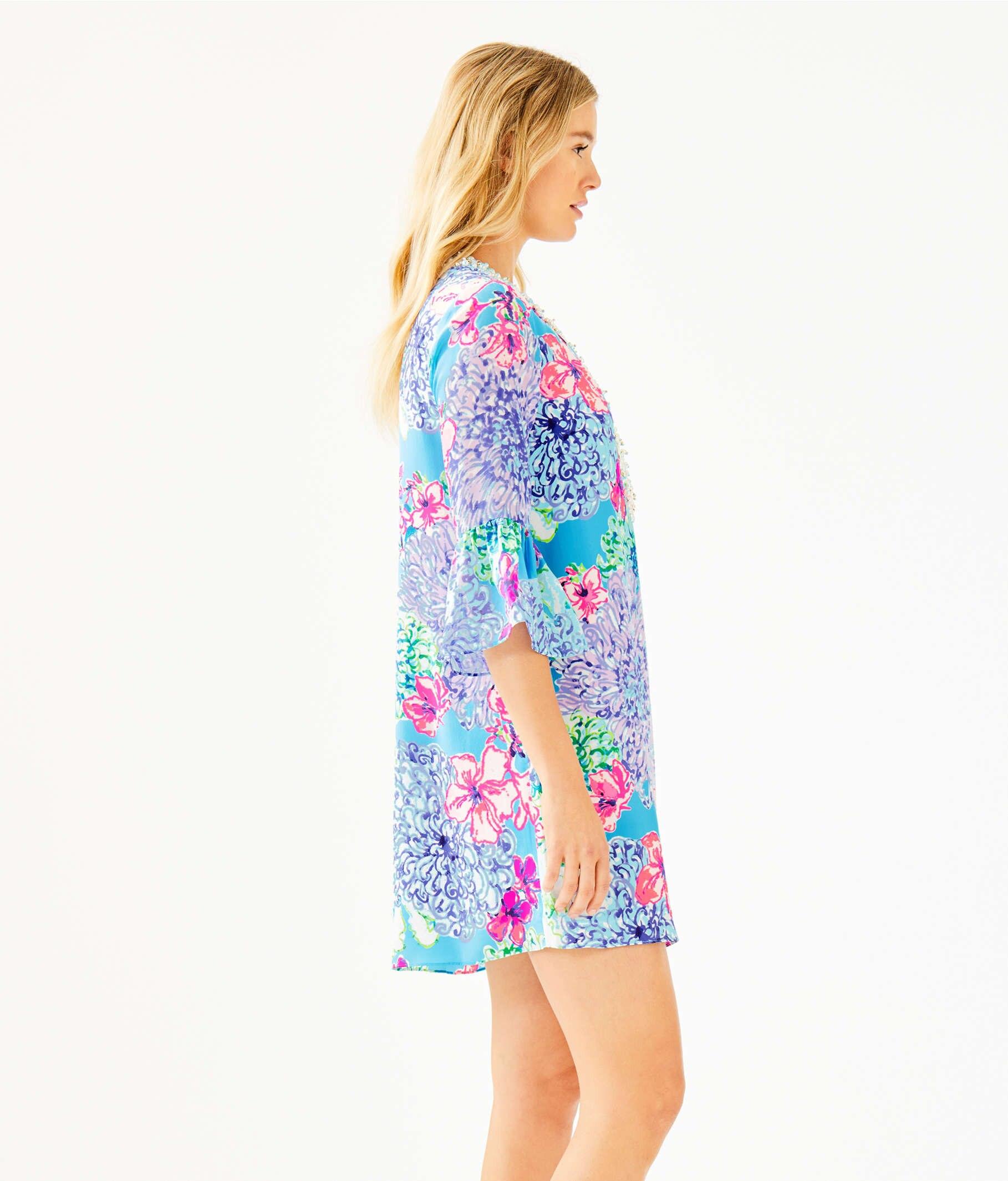 elenora silk dress lilly pulitzer