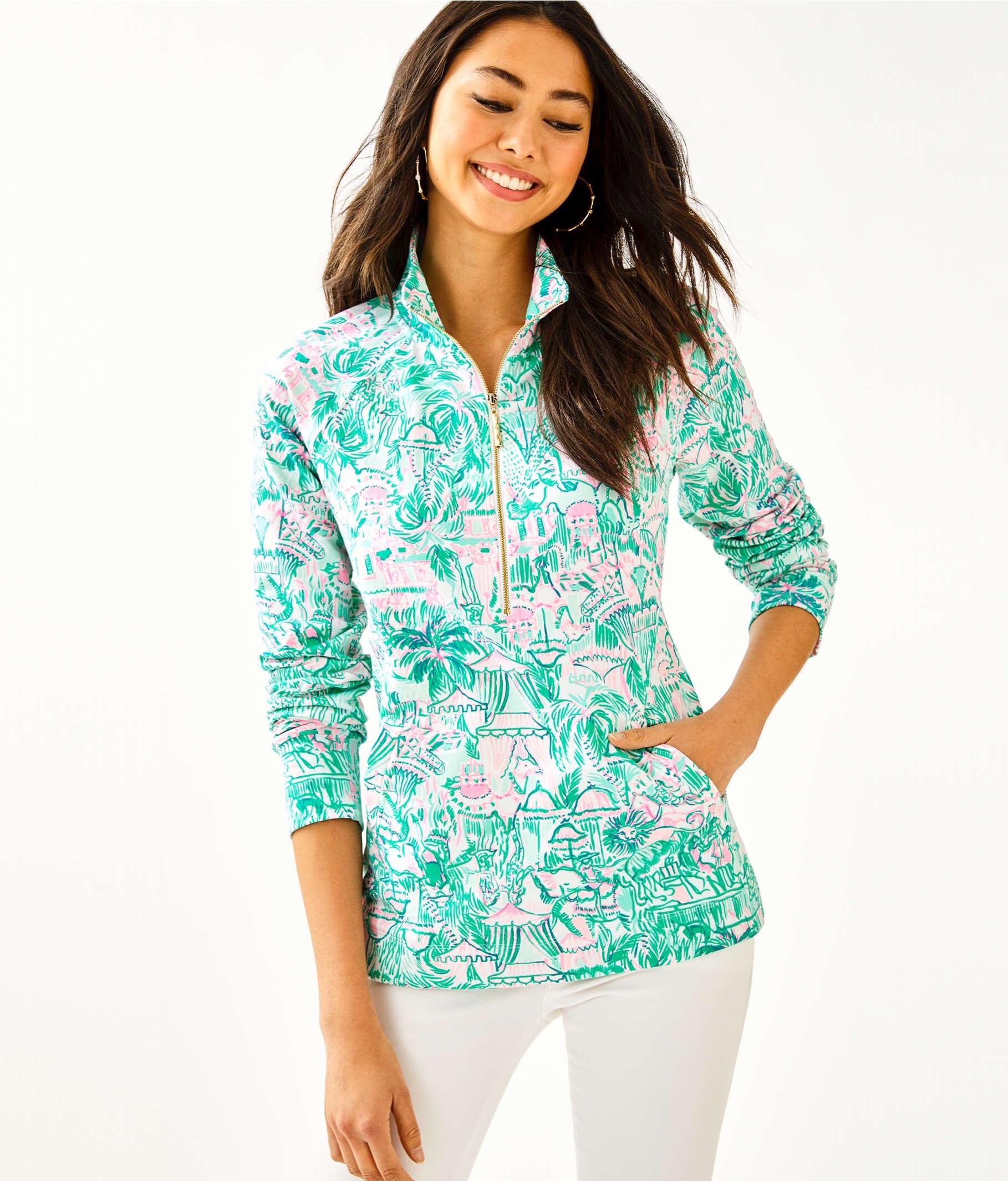 Lilly Pulitzer Upf 50+ Skipper Popover in Green Lyst