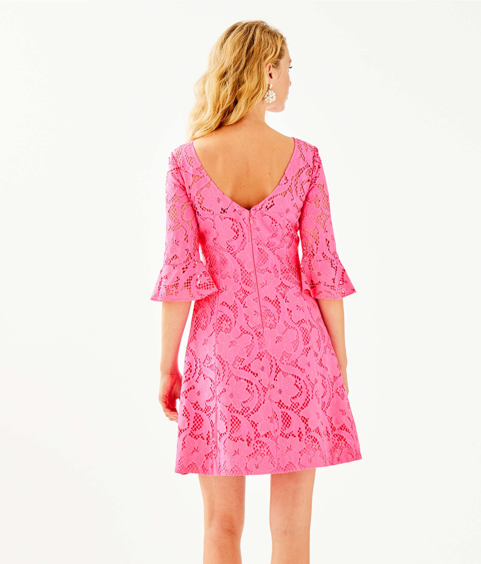 Lilly Pulitzer Allyson Lace Dress in Pink Lyst
