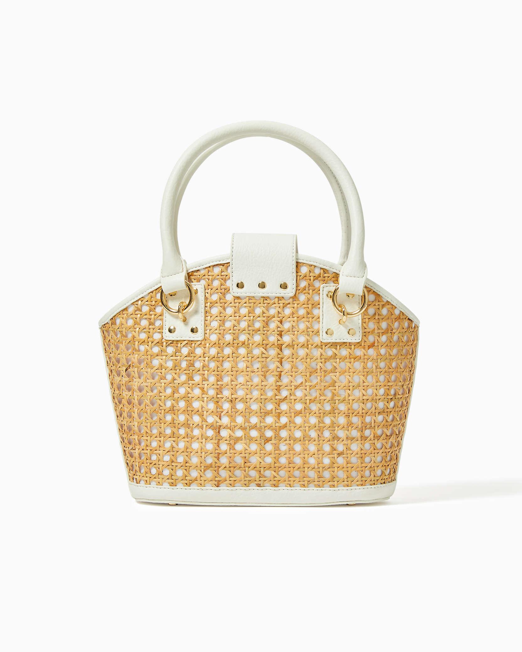 Lilly Pulitzer Adeline Cane Bag in Metallic | Lyst