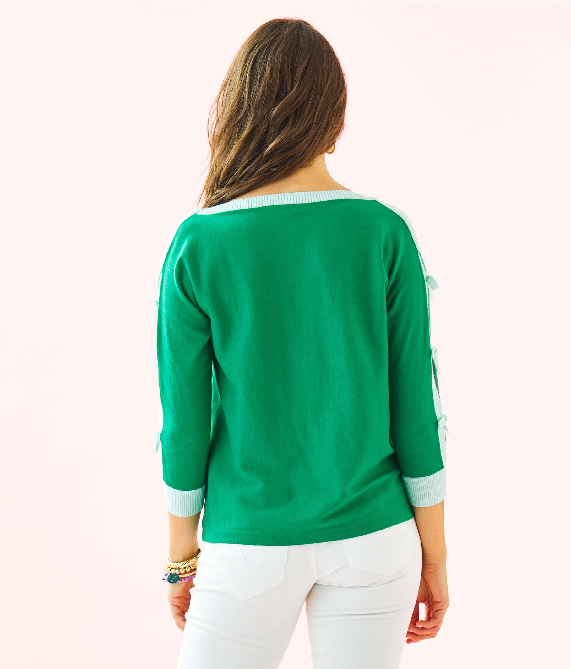 Lilly Pulitzer Larabee Coolmax Sweater in Green Lyst