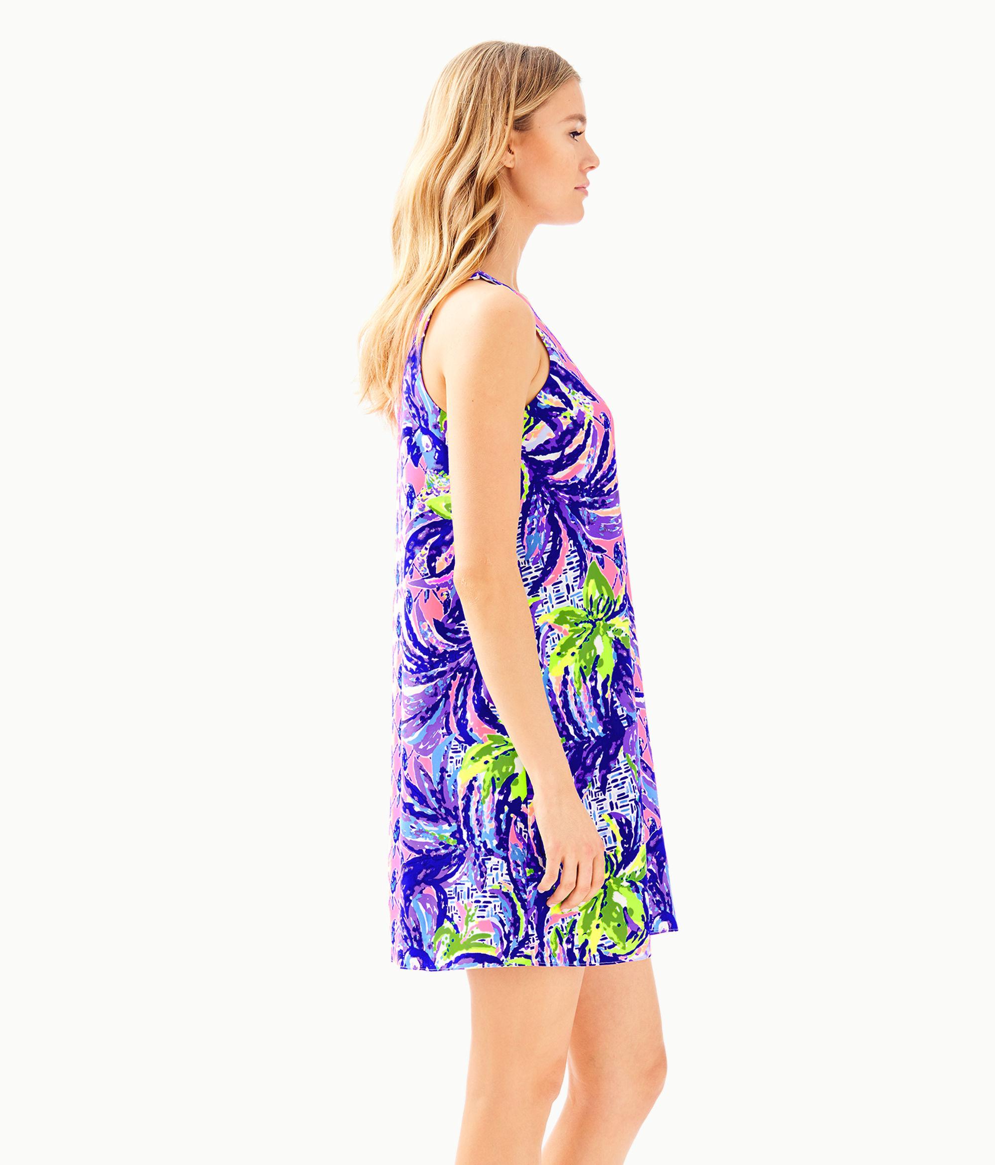 jackie silk shift dress