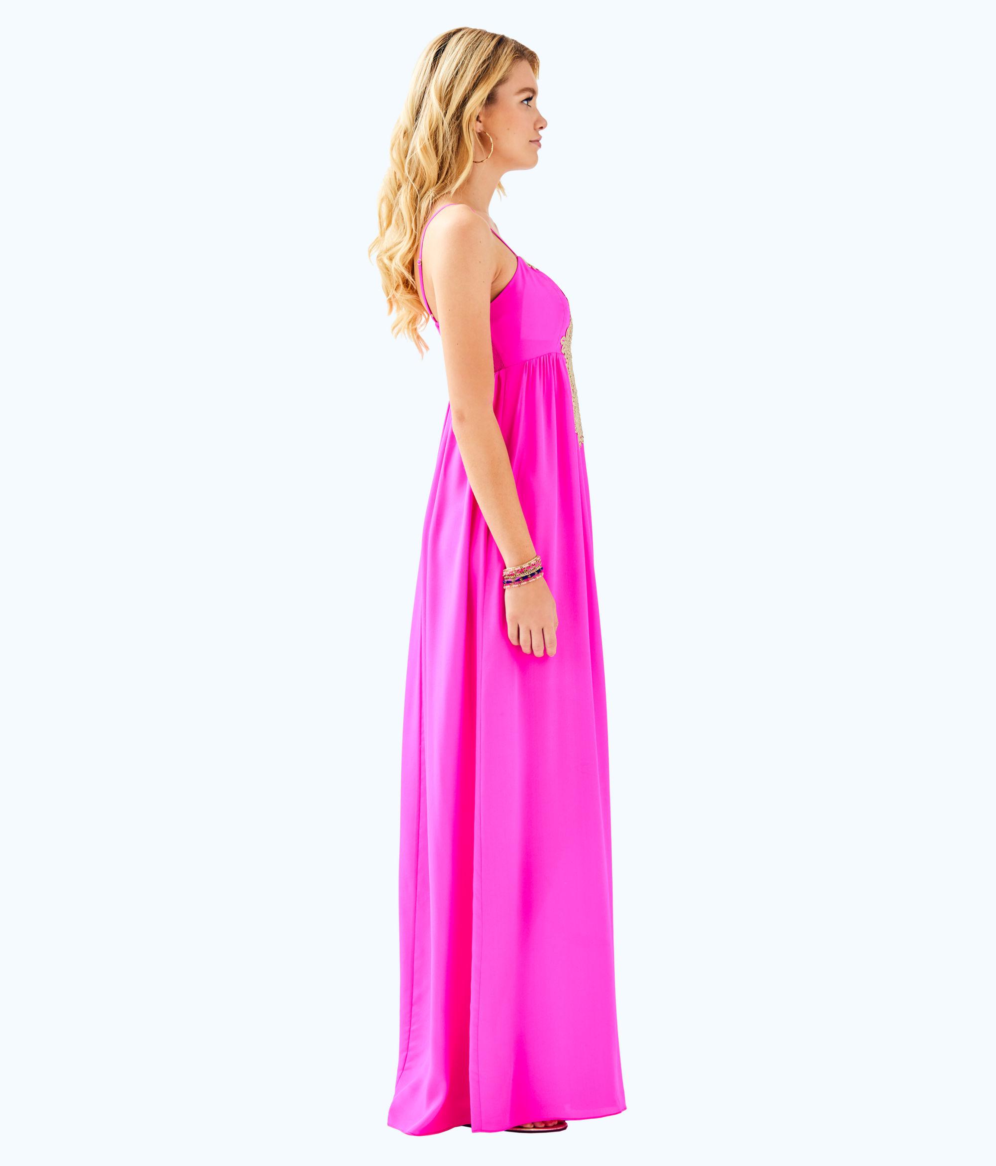lilly pulitzer kelsea silk maxi dress