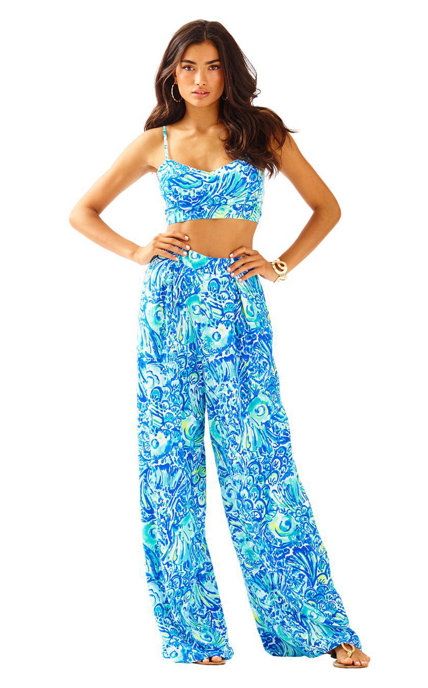 crop top and pant set