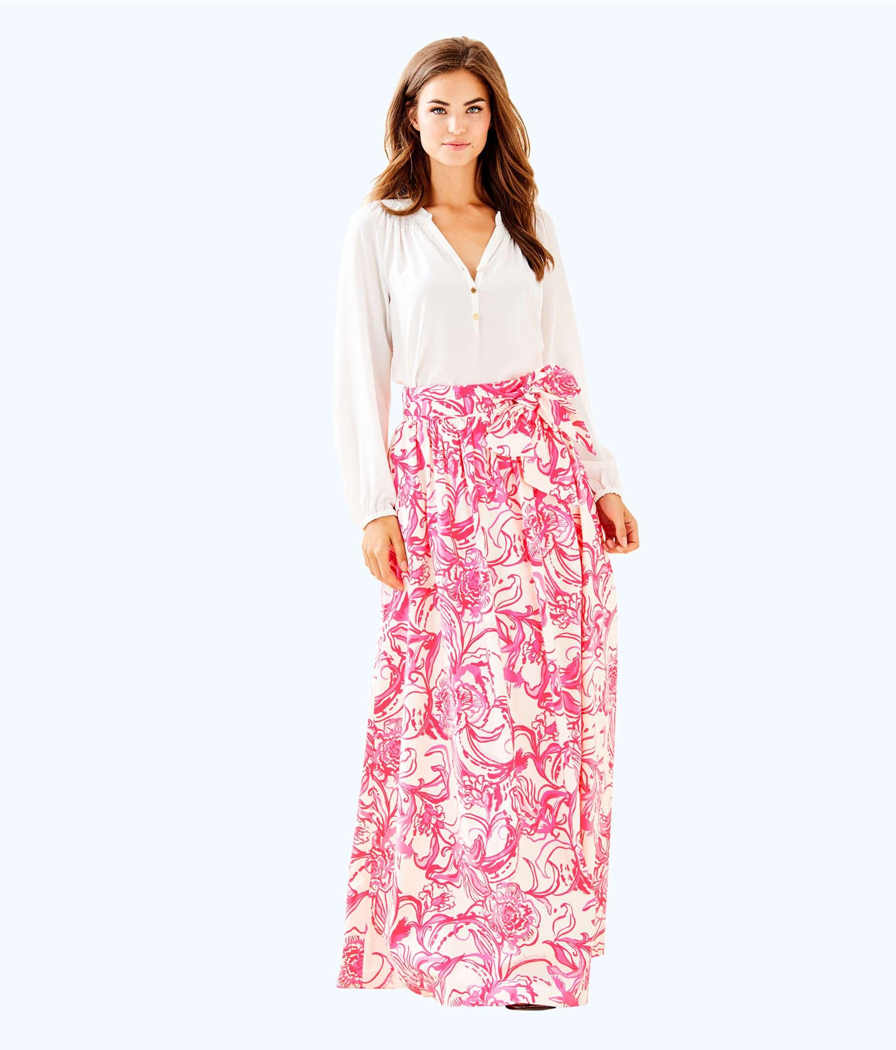 lilly pulitzer maxi skirts
