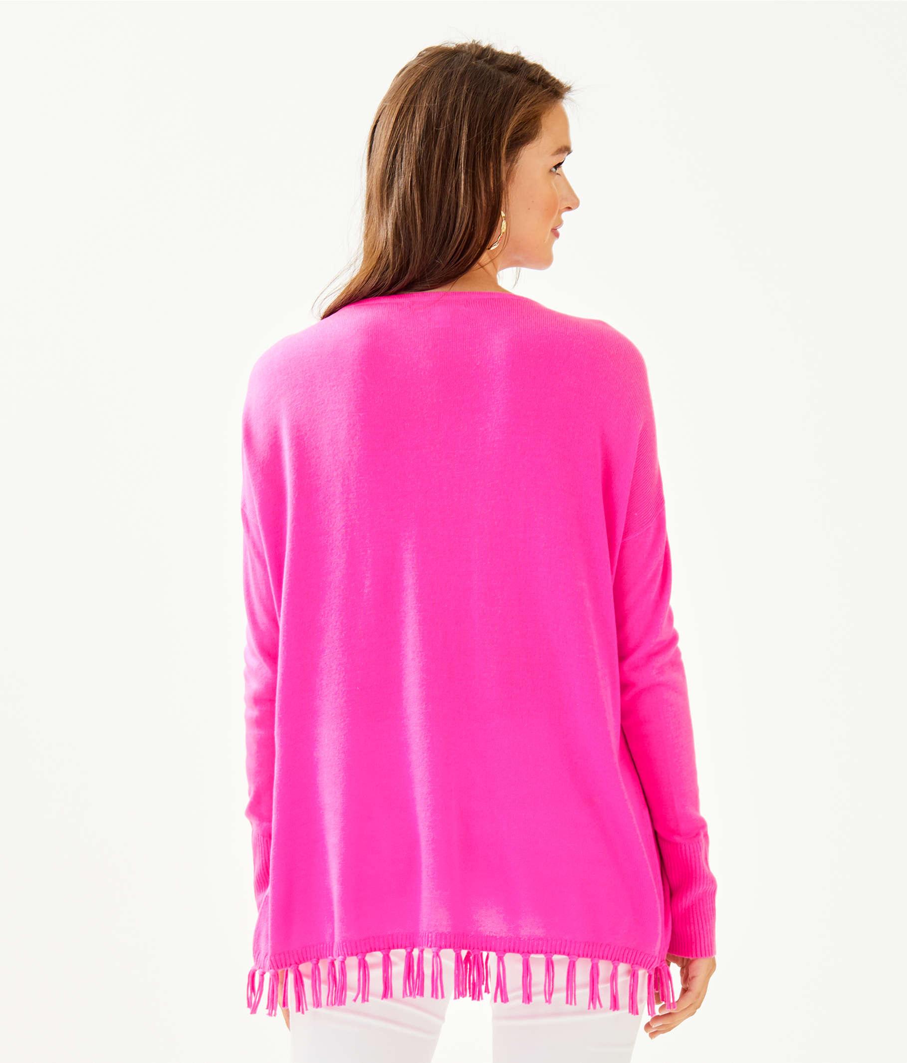 lilly pulitzer pink sweater