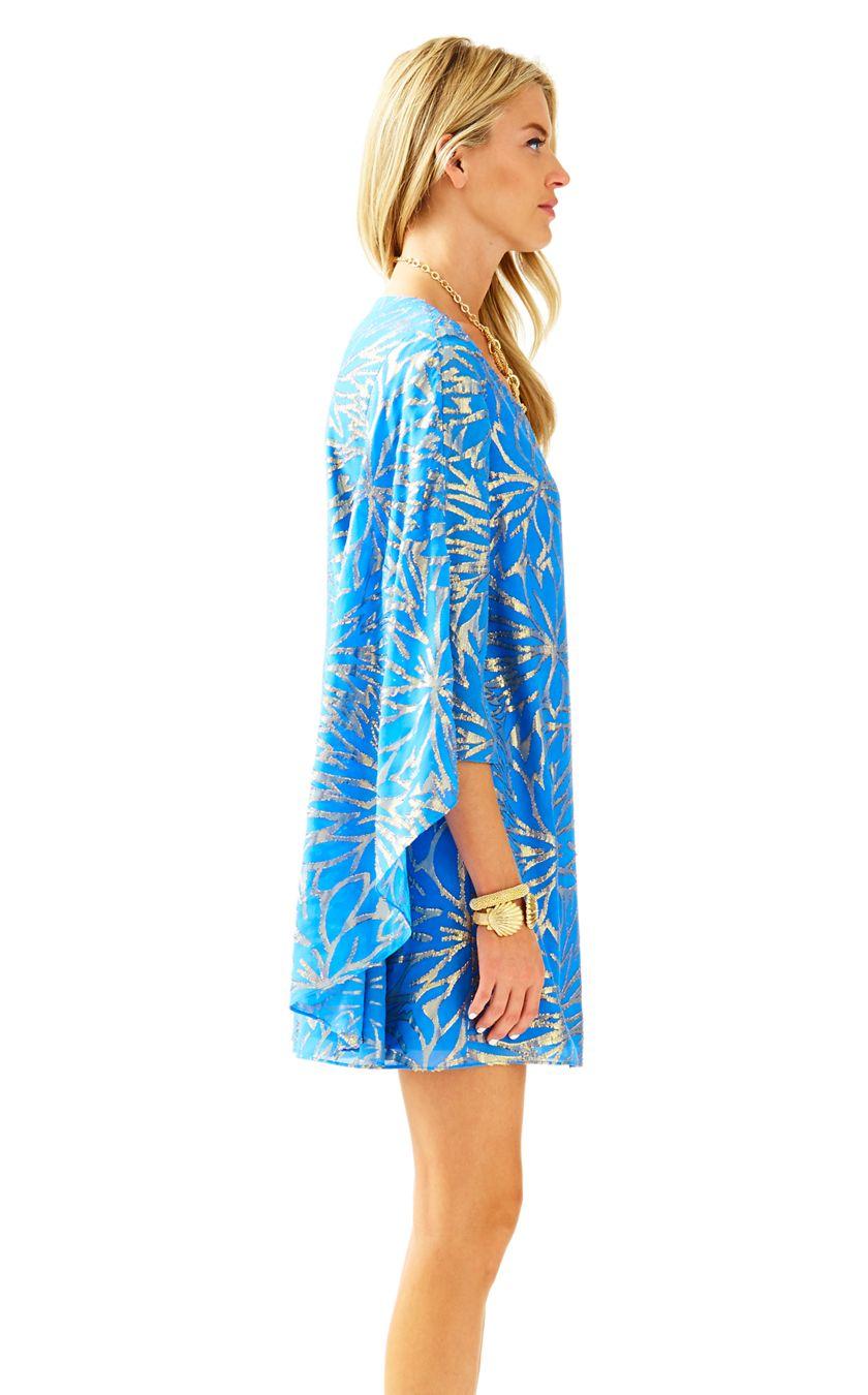 lilly pulitzer silk caftan
