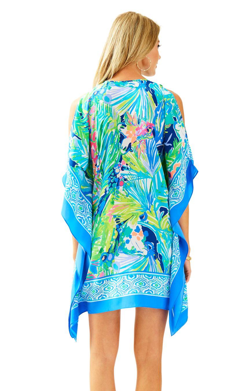 lilly pulitzer atlin silk caftan