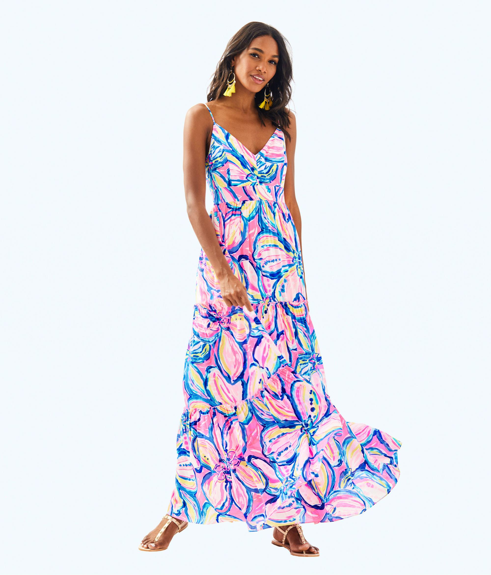 Lilly Pulitzer Maxi Dress With Sleeves Best Sale, UP TO 56% OFF 