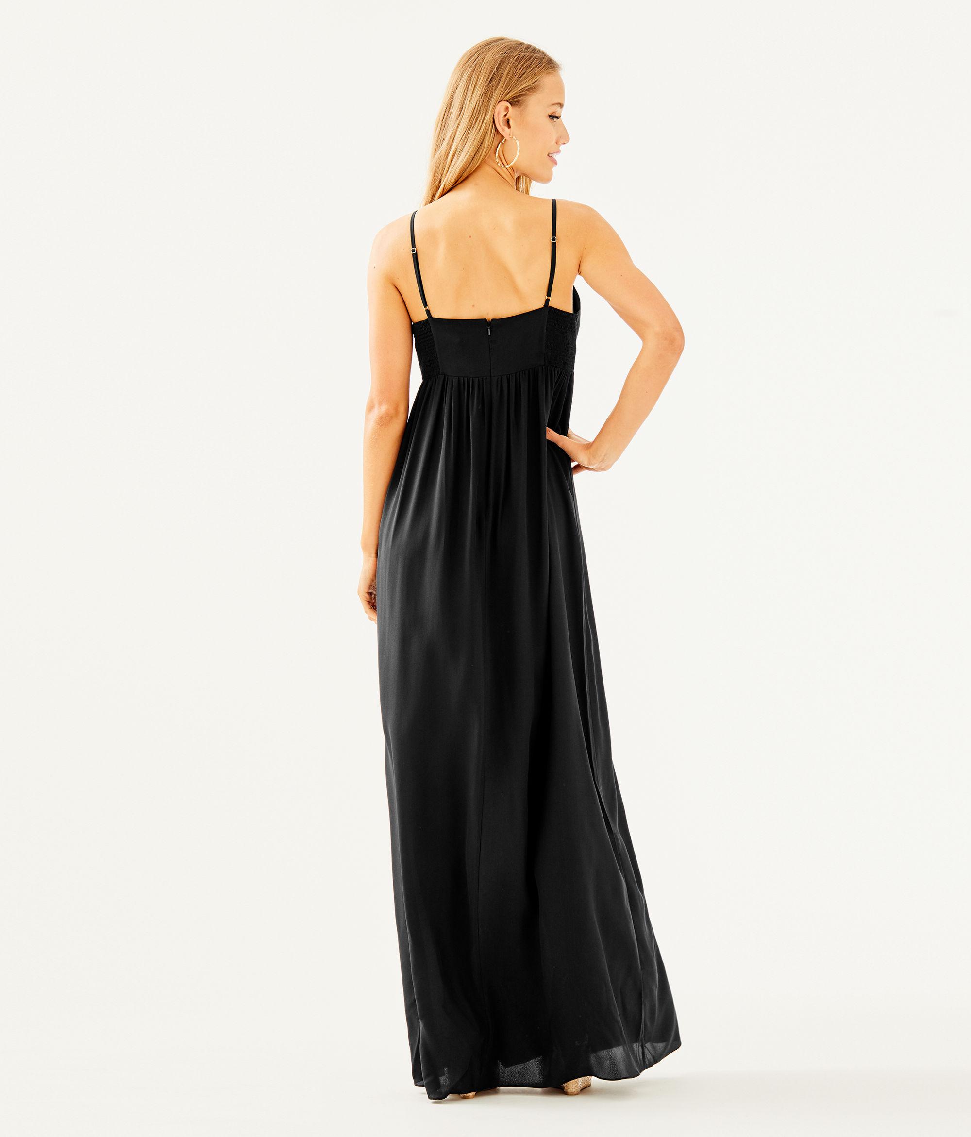 kelsea silk maxi dress