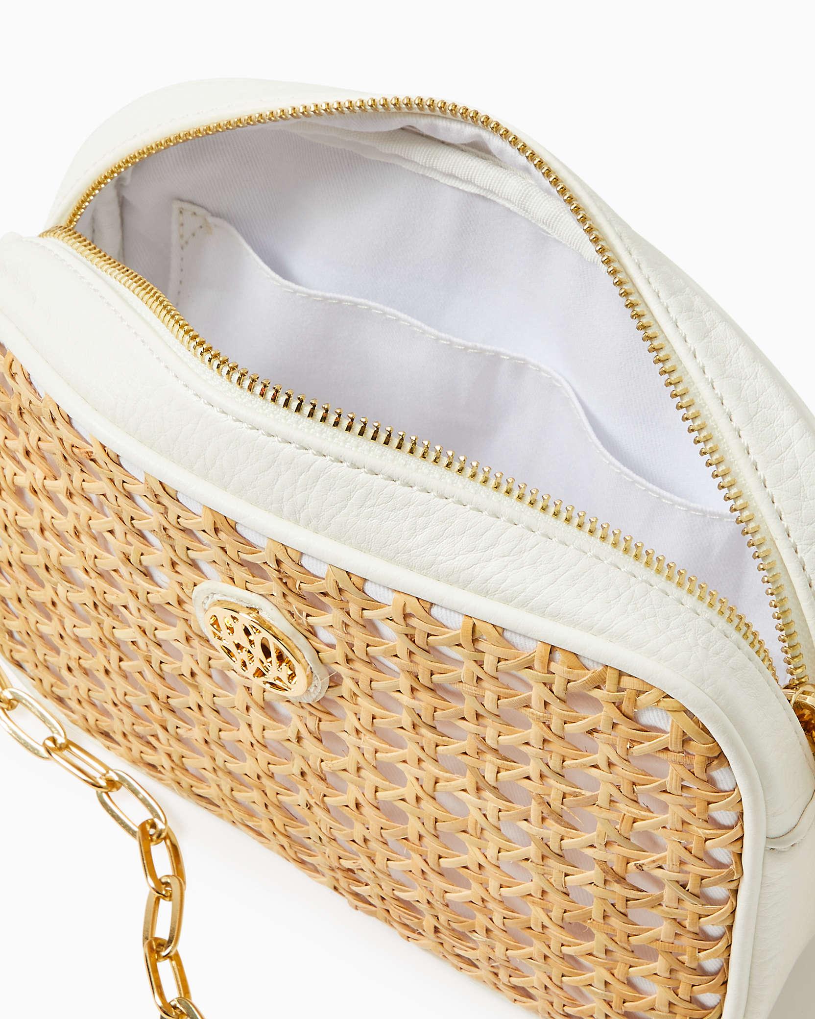 Lilly Pulitzer Dessa Cane Crossbody Bag in Metallic | Lyst