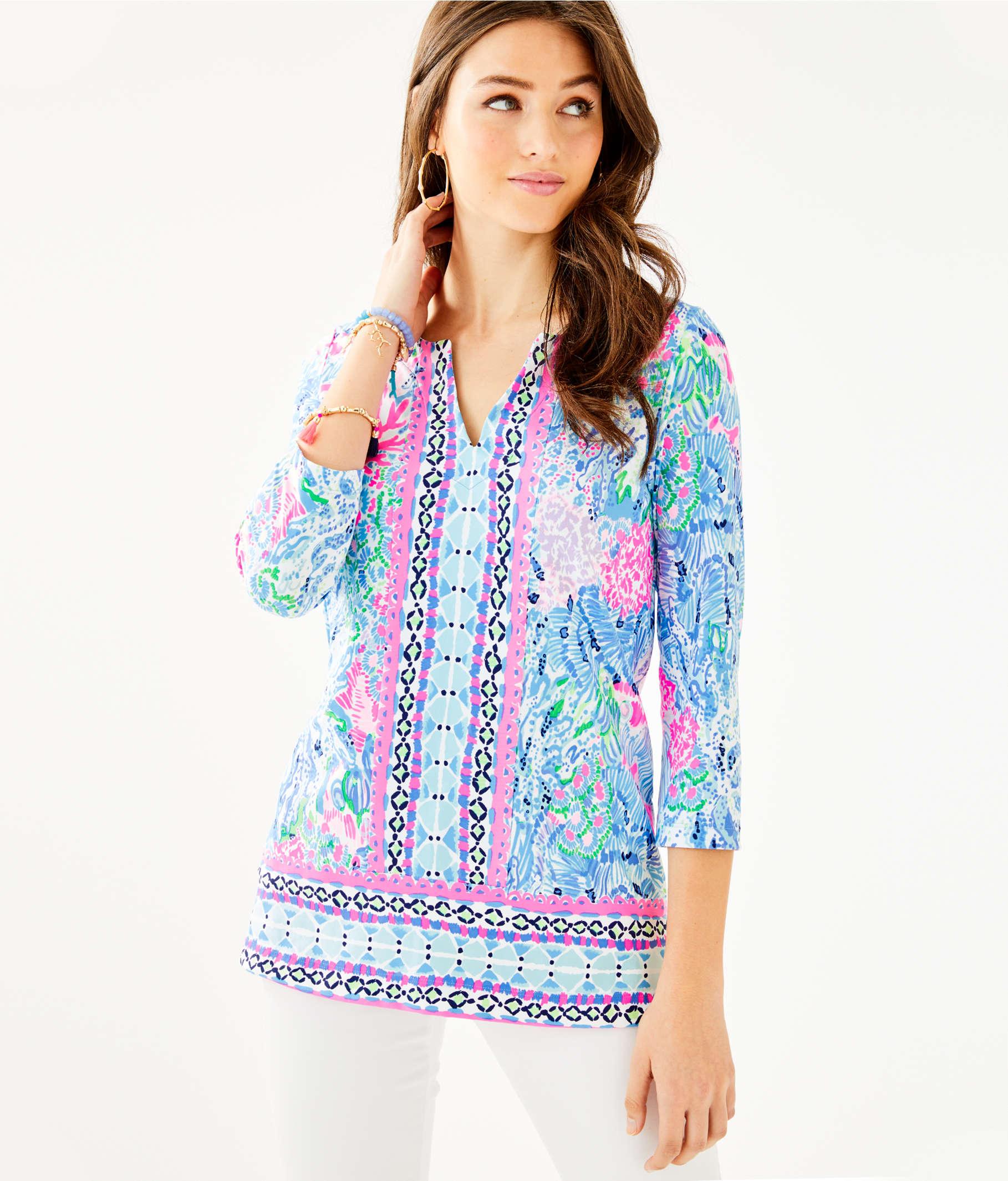 Lilly Pulitzer Upf 50+ Chillylilly Karina Tunic in Blue - Lyst