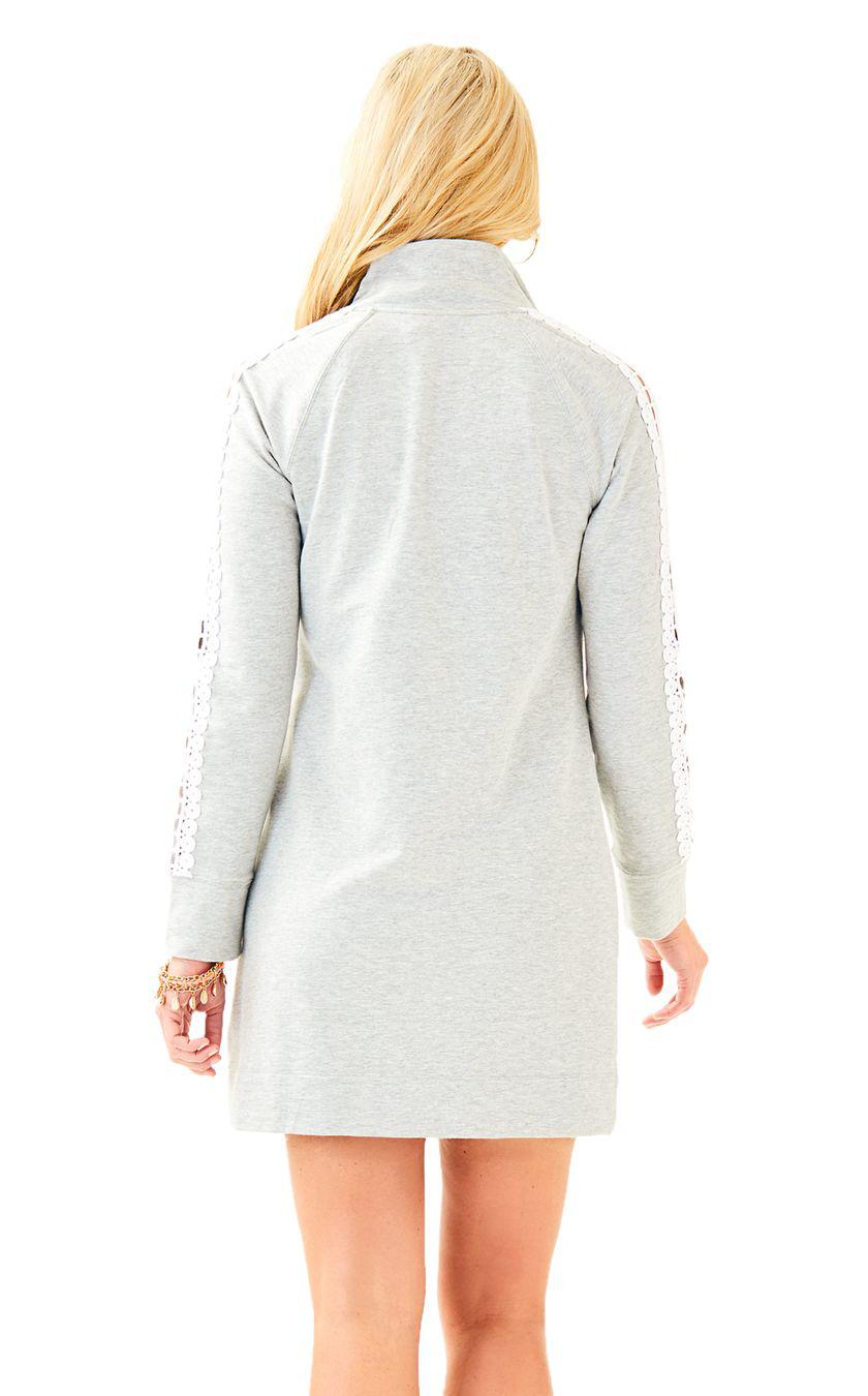 skipper solid popover dress