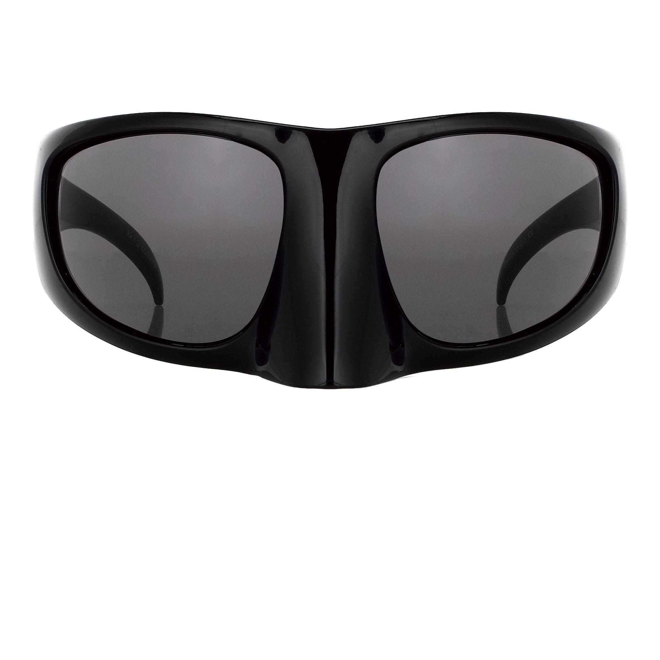 Linda Farrow The Mask Sunglasses in Black | Lyst UK