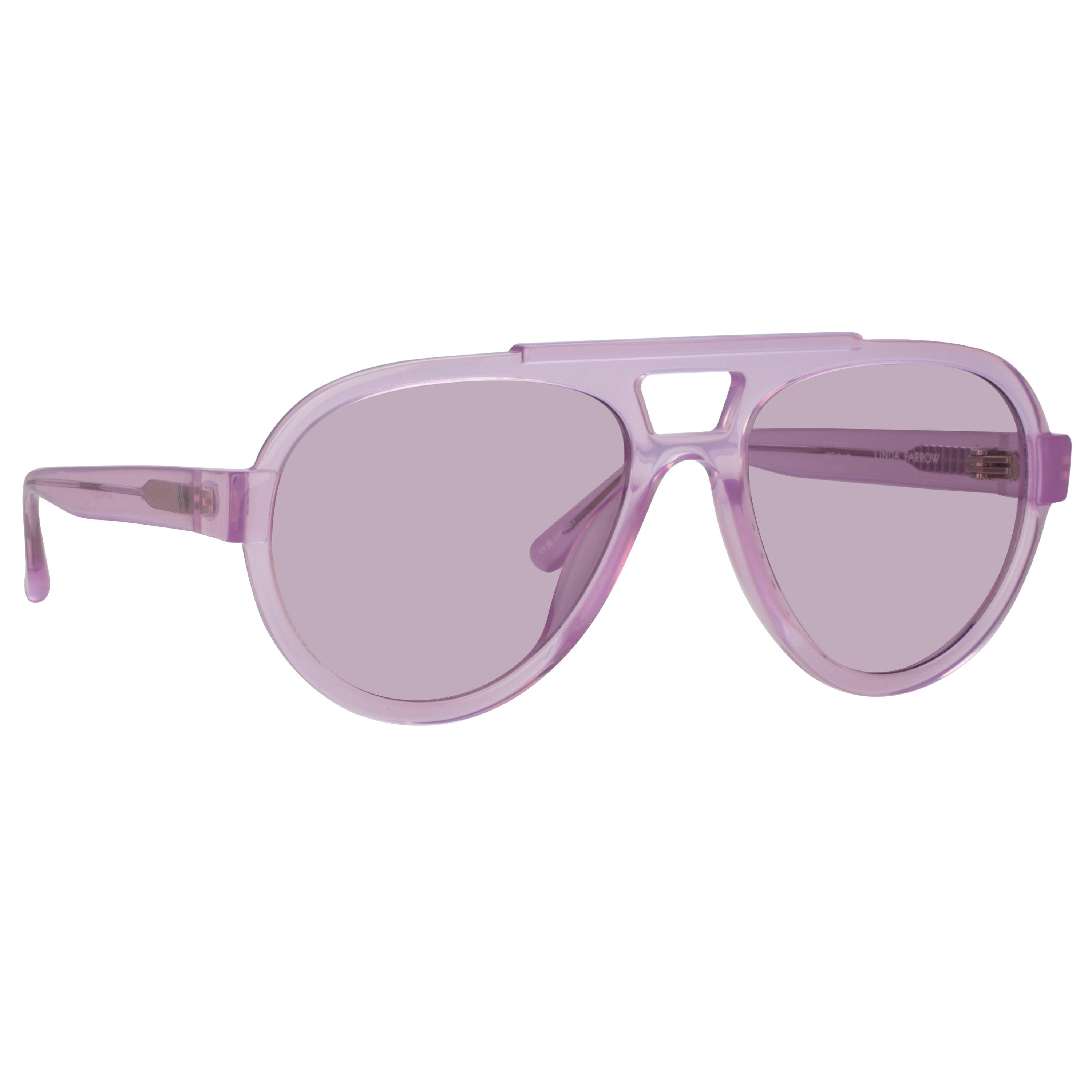 サングラス THE ATTICO Woman Sunglasses Violet ATTICO3C29SUN C29 The Attico Milano Purple Silver sunglasses - Sunglass Bar