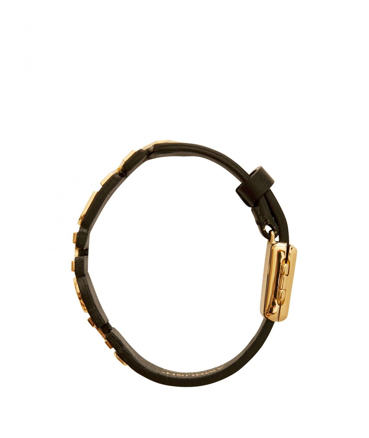 Ambush Leather Logo Bracelet in Gold (Metallic) - Lyst