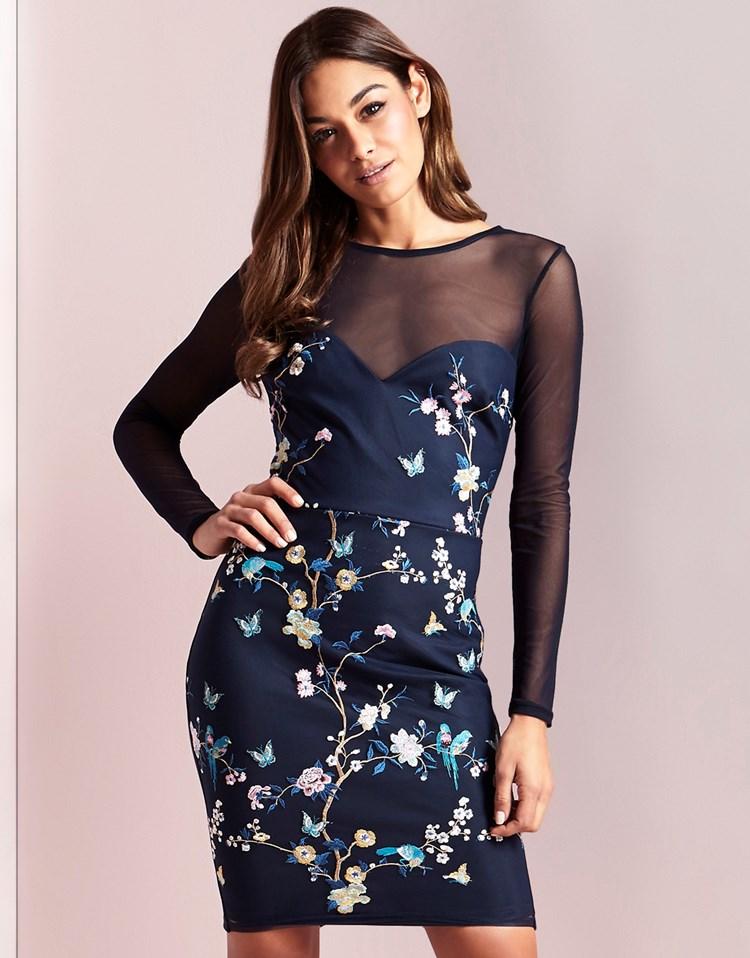 lipsy london blue dress