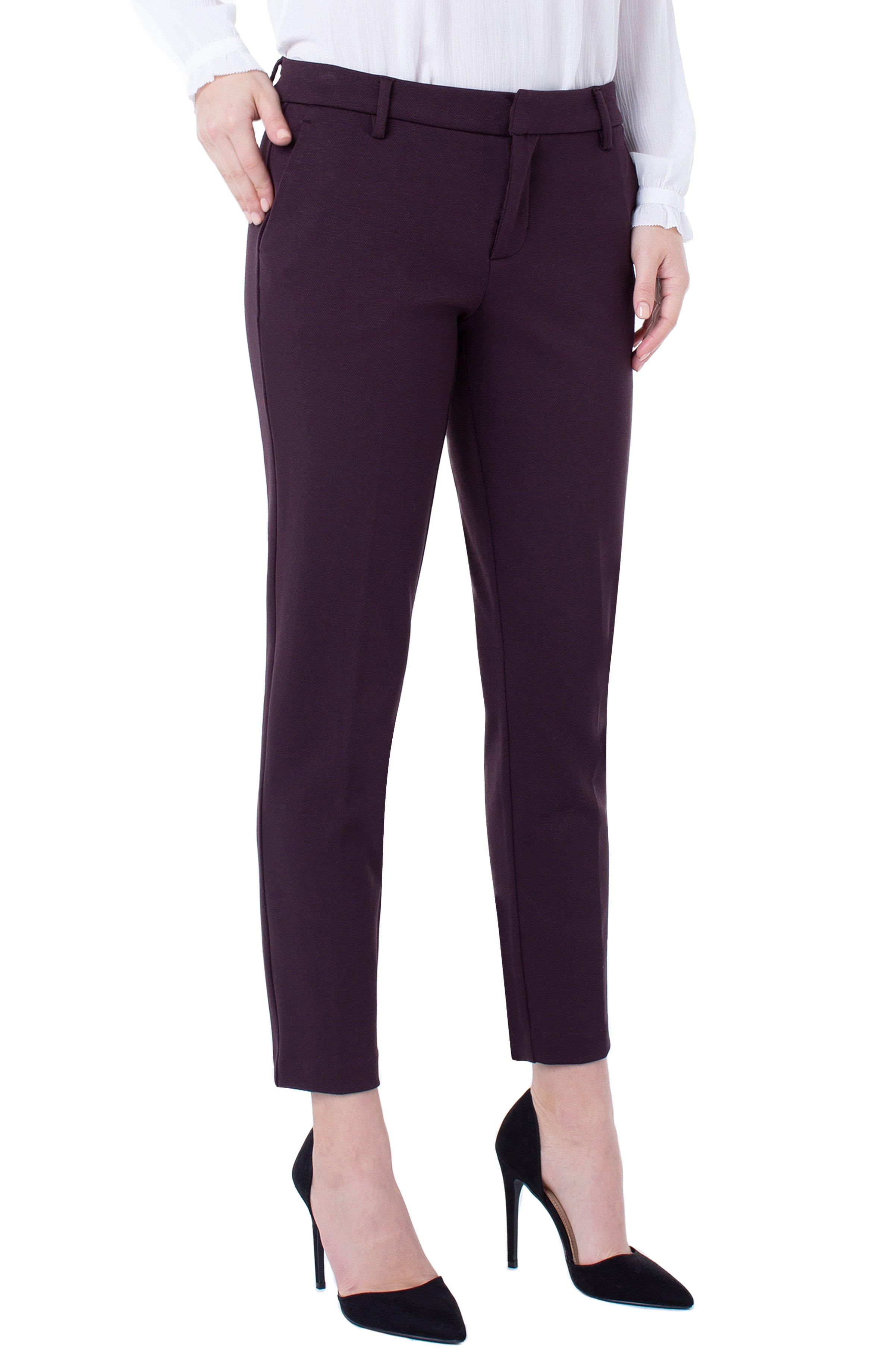 Liverpool Jeans Company Synthetic Petite Kelsey Knit Trouser in Purple
