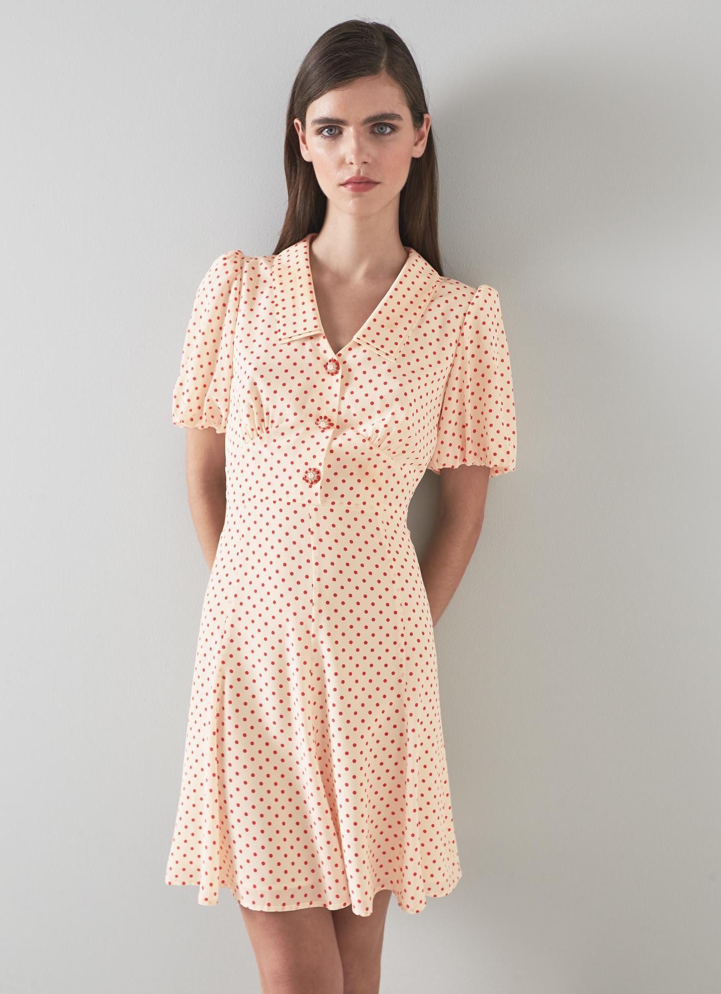 Lk bennett 2024 spotty dress