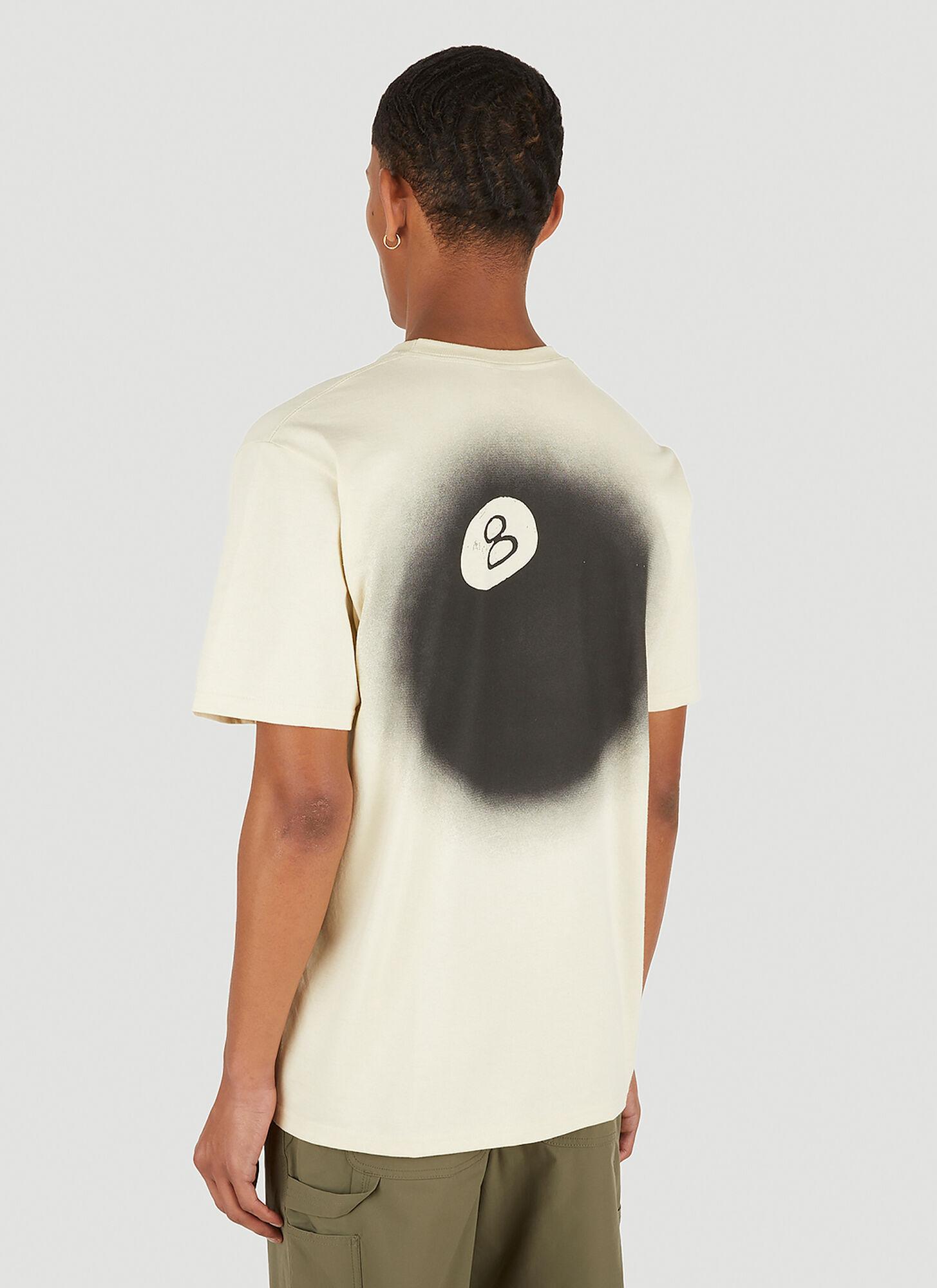 Stussy 8 Ball Fade T-shirt in Natural for Men | Lyst