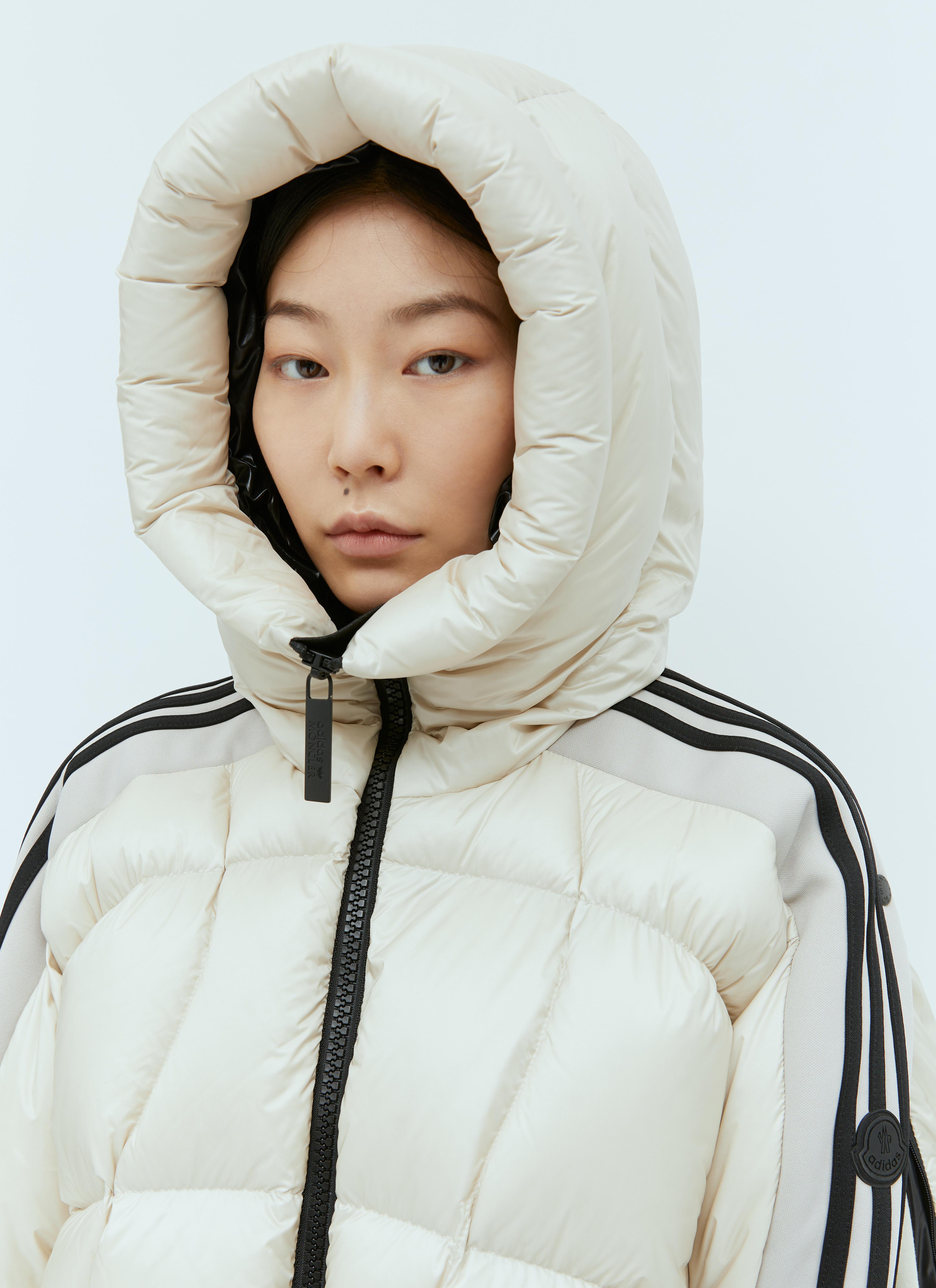 Moncler x adidas Originals Funise Short Down Jacket in Grey