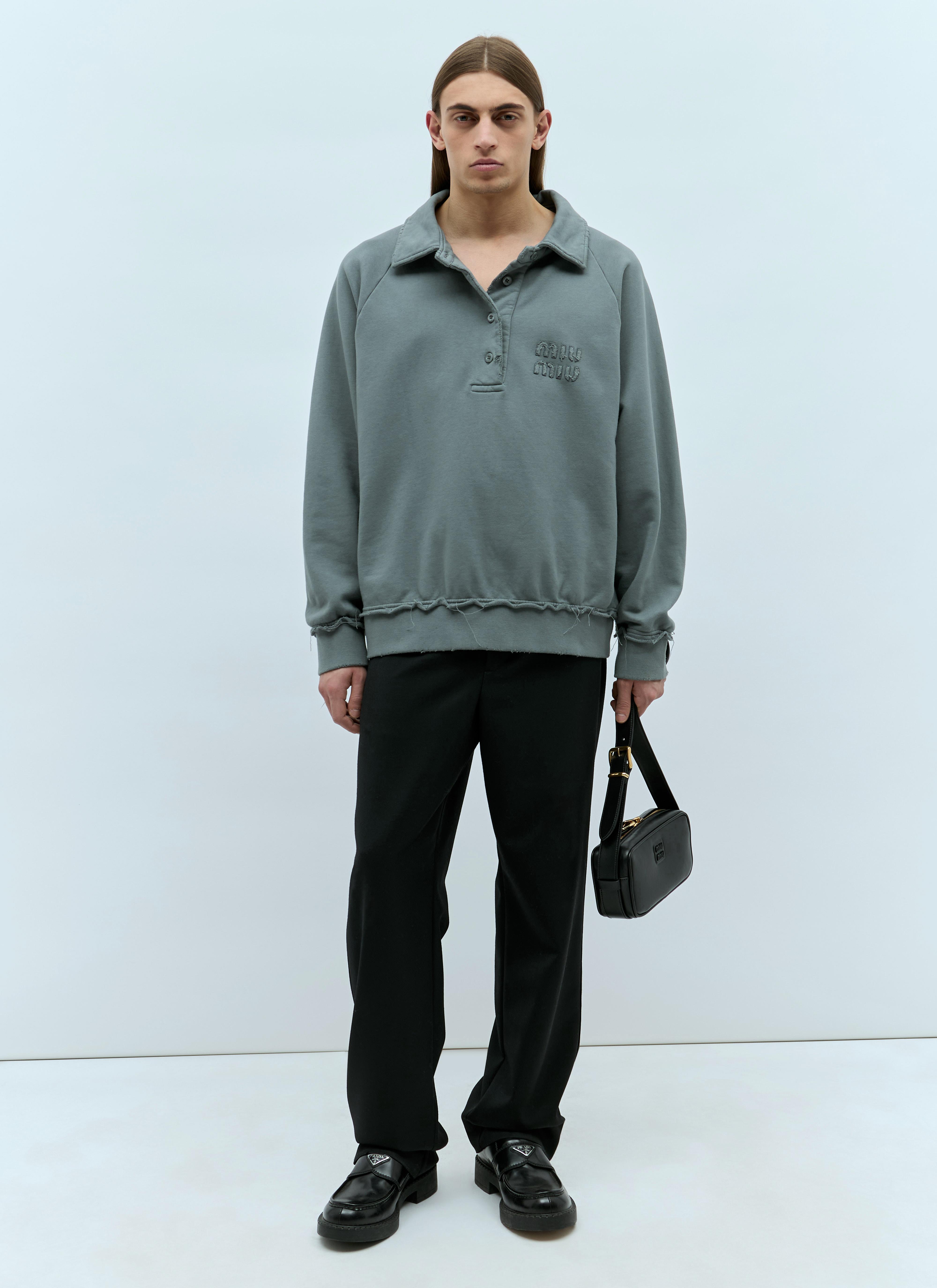 ブルゾン Miu Miu Dark Grey Silk Blend Sweatshirt 25002447_55171964_600.jpg