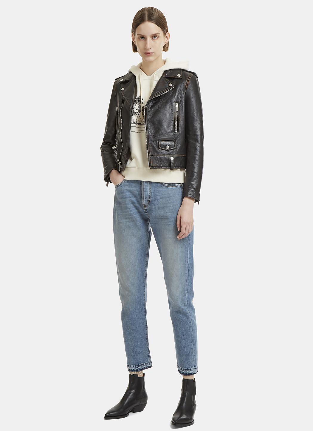 saint laurent west chelsea leather booties