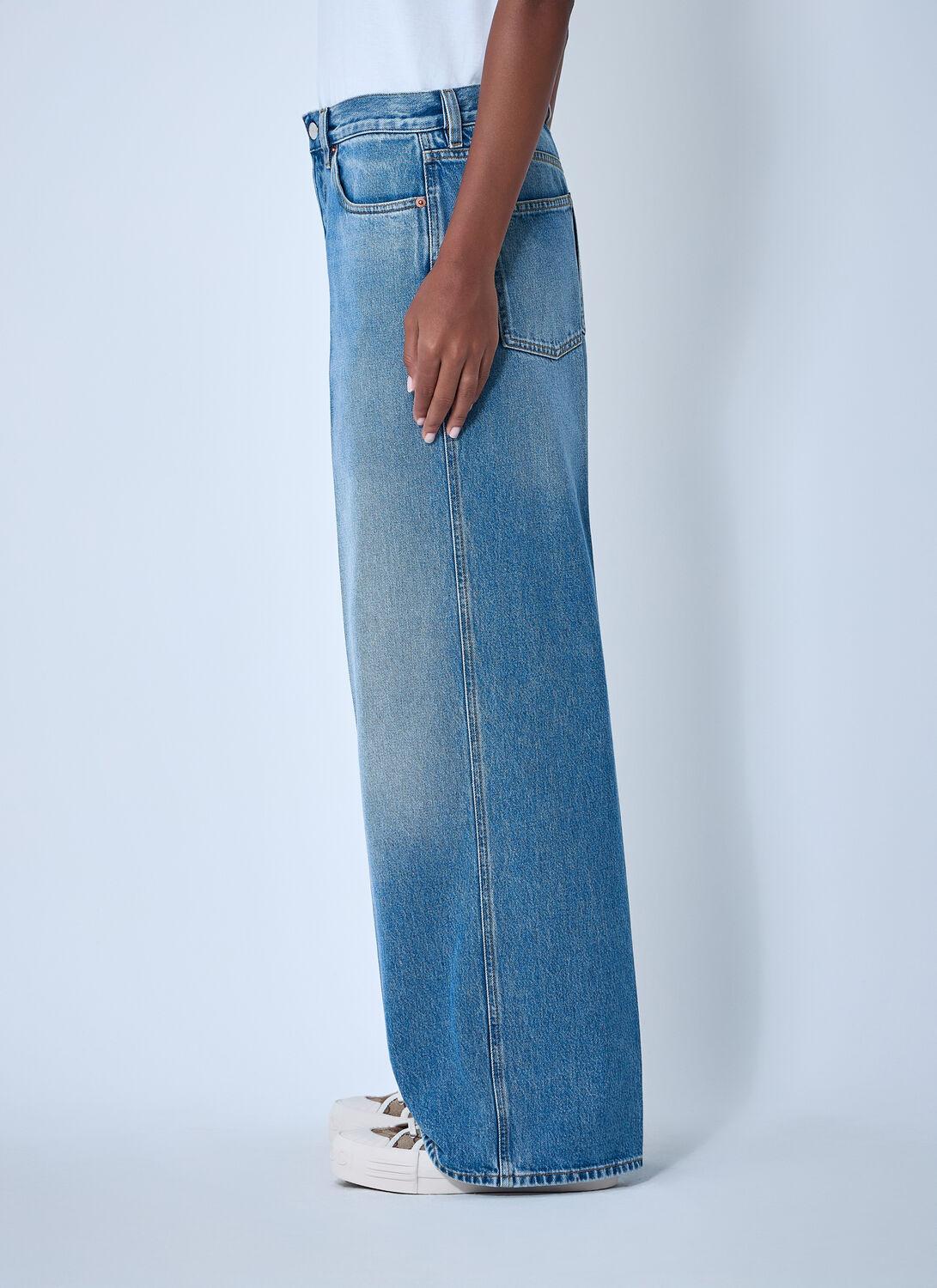 Women's Gucci Wide-leg jeans | Lyst