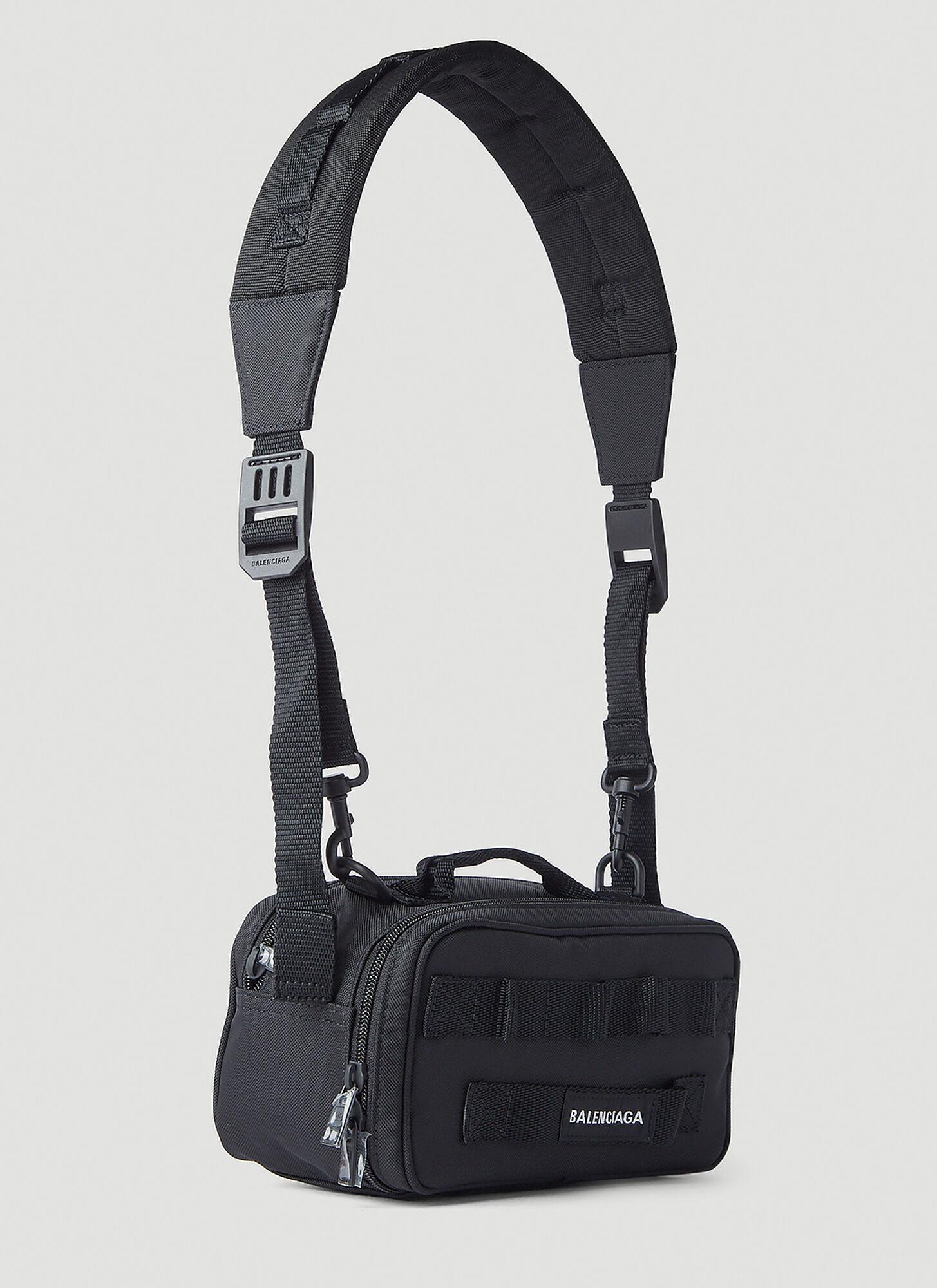 Balenciaga Army Small Camera Crossbody Bag in Black for Men | Lyst