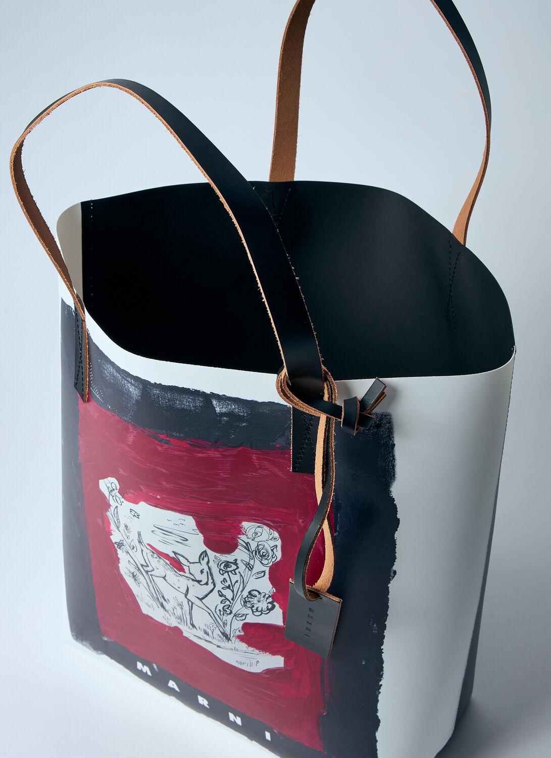 Marni Tribeca Tote Bag in Red for Men | Lyst