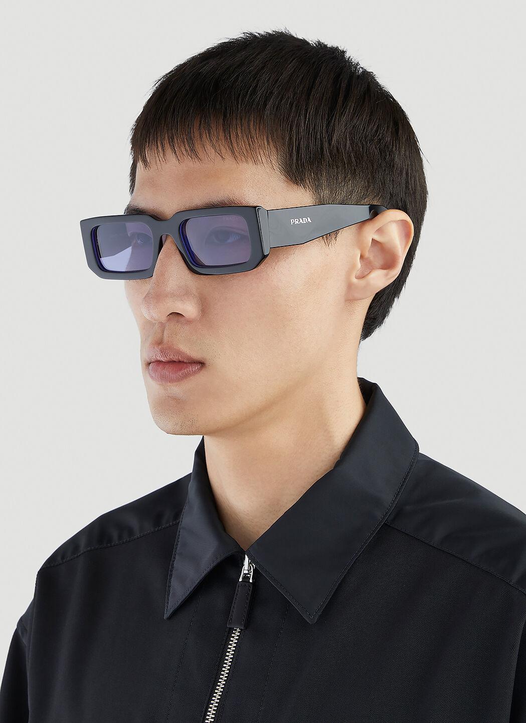 Prada Square Frame Pr 06ys Sunglasses in White for Men | Lyst Canada