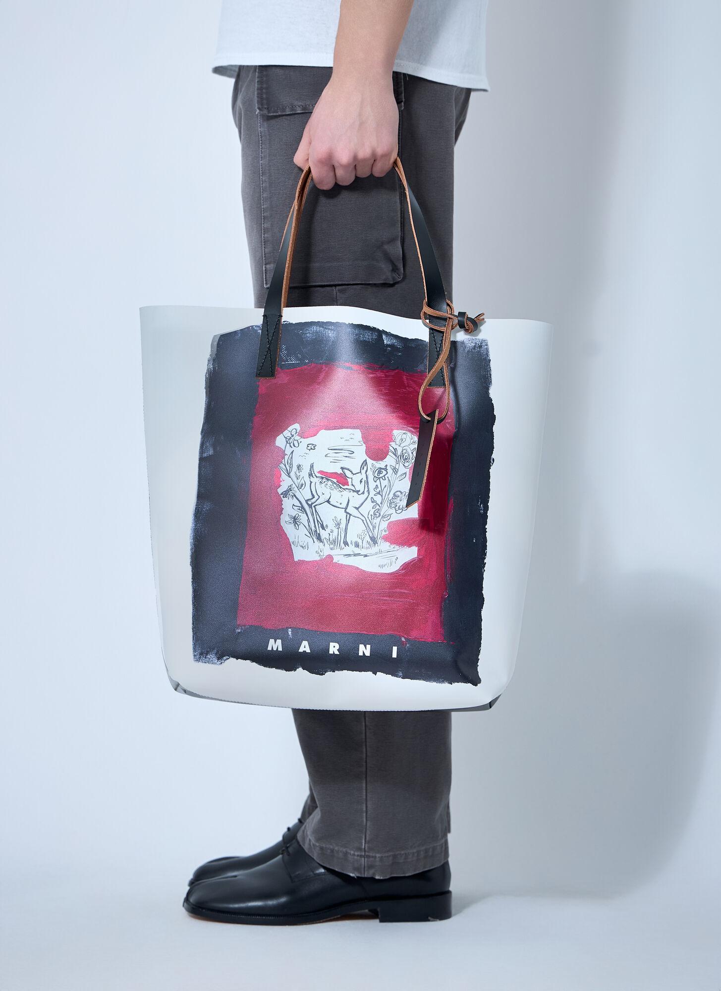 Marni Tribeca Tote Bag in Red for Men | Lyst UK