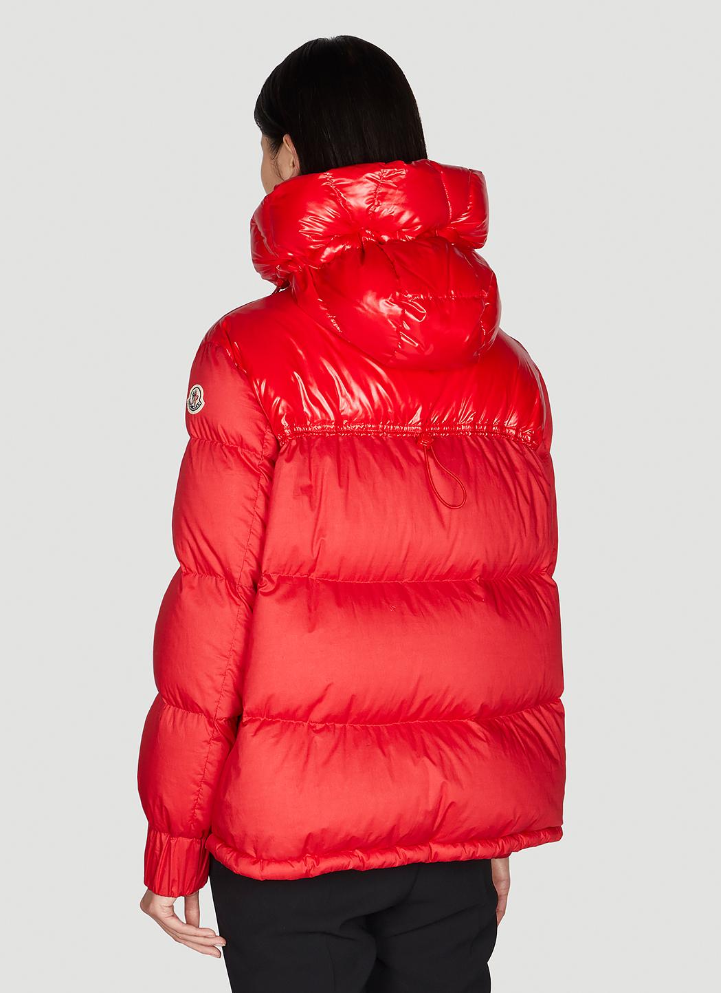 Moncler Etival Down Jacket in Red | Lyst