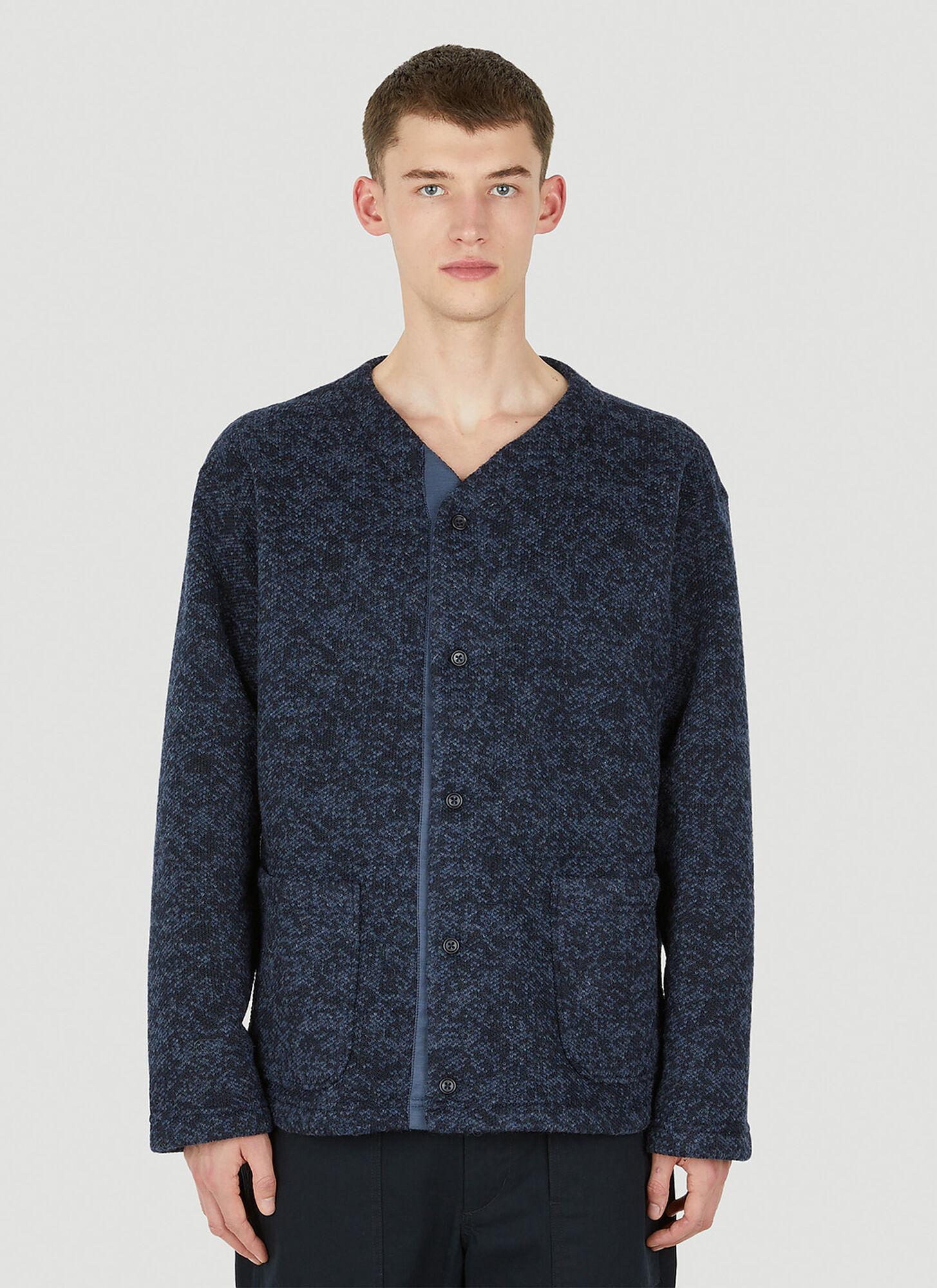 Engineered Garments Knit Cardigan in Blue for Men Lyst